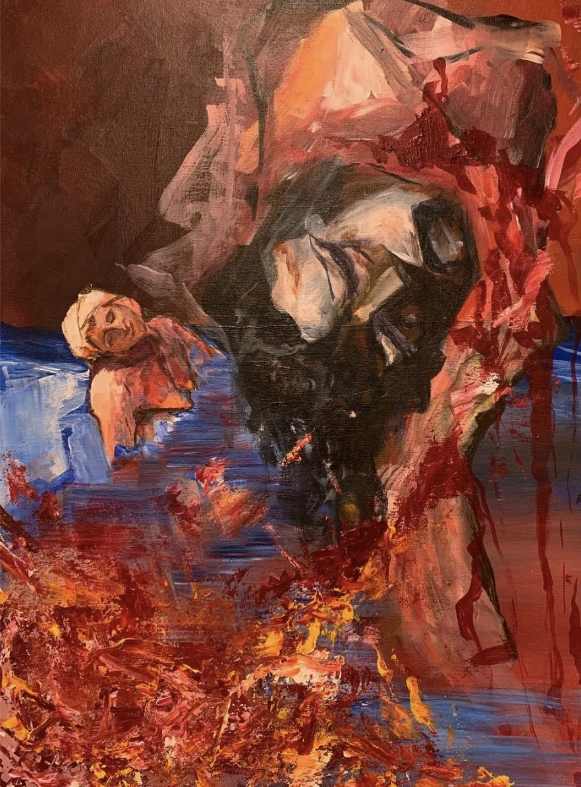 Death of Marat, 2022
24x18", Oil on canvas