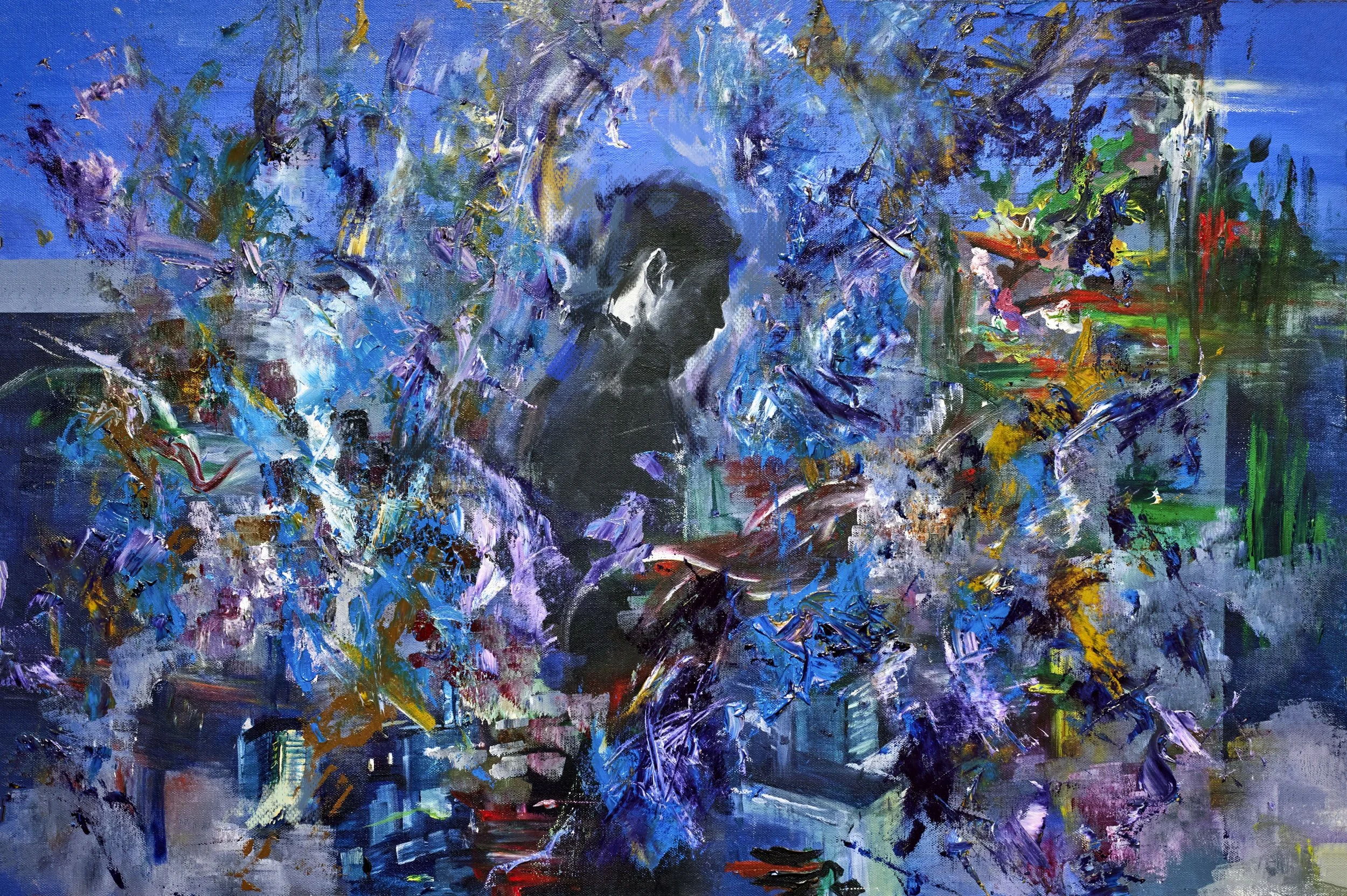 Untitled, 2023
24x36", Oil on canvas