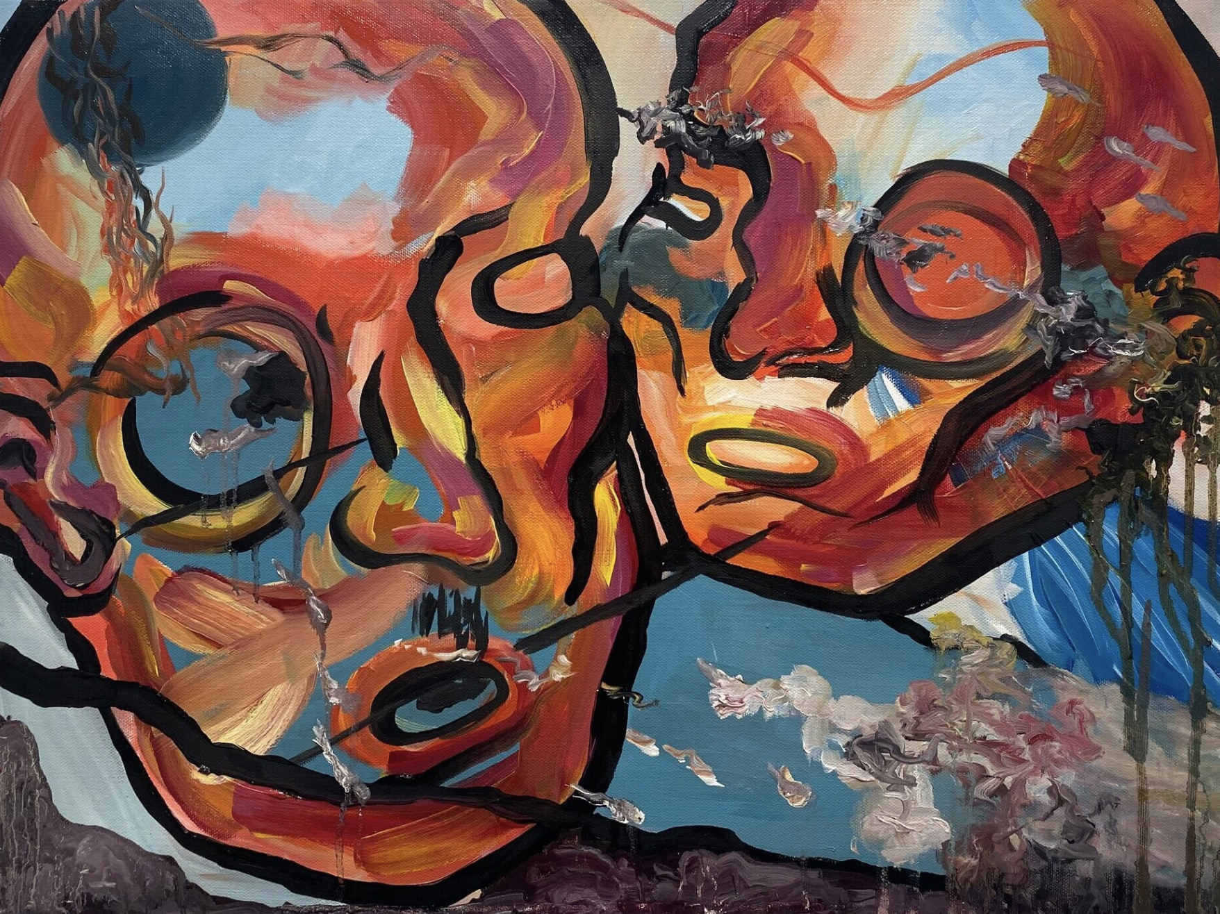 Untitled, 2022
30x40", Oil on canvas