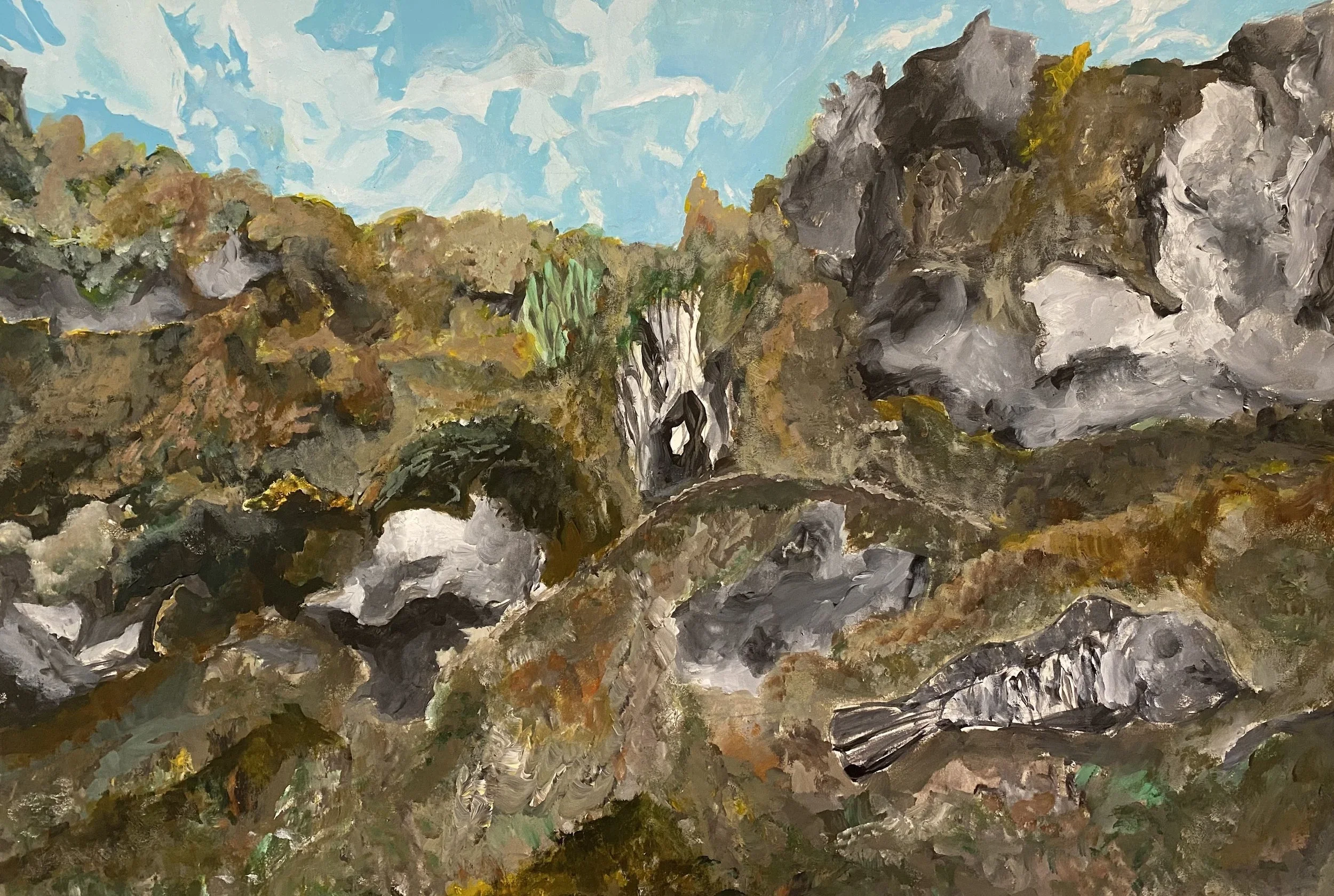 Untitled, 2021
Acrylic on paper
