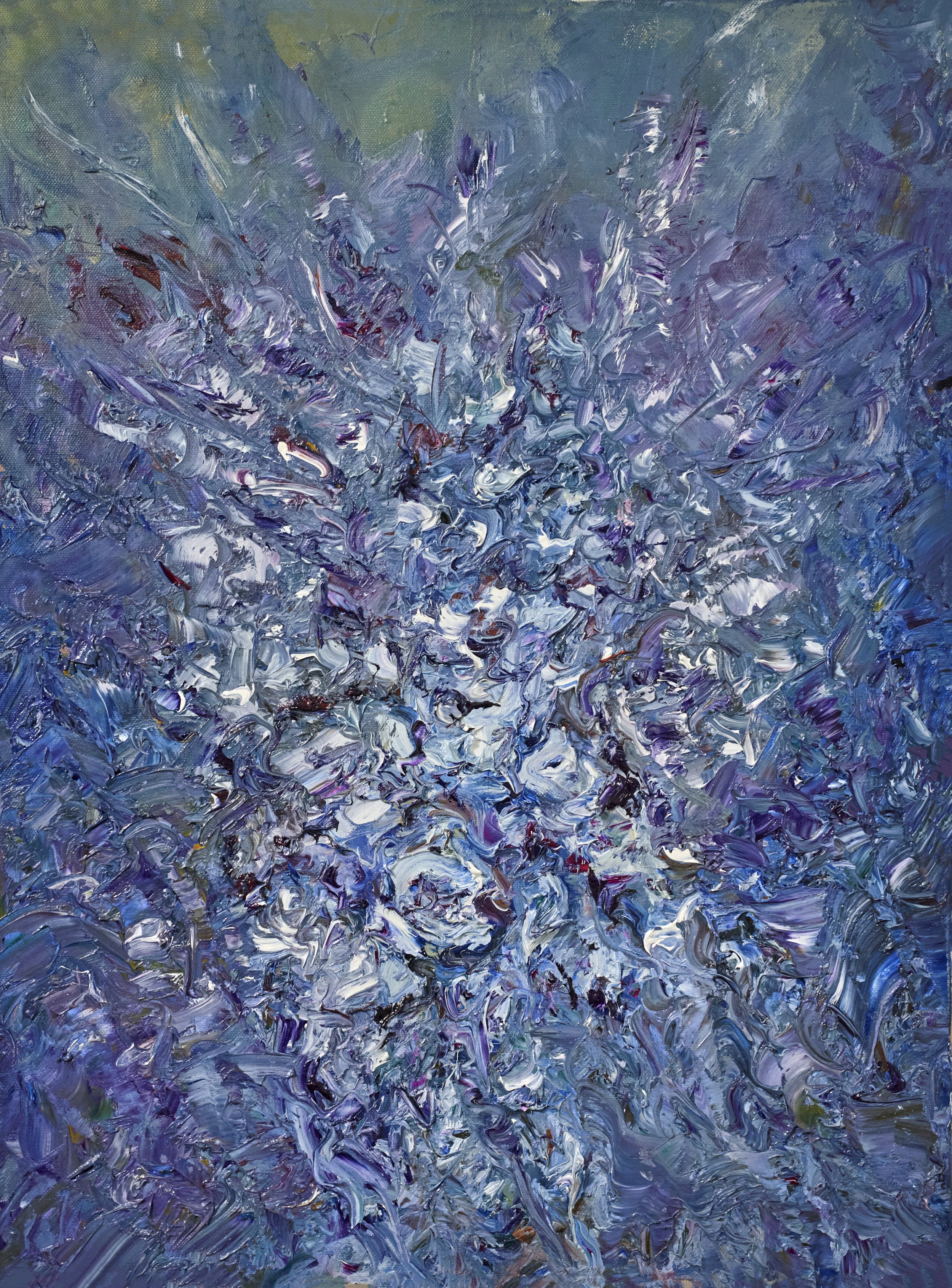 Floral Metamorphosis Series IV, 2023
24x18", Oil on canvas