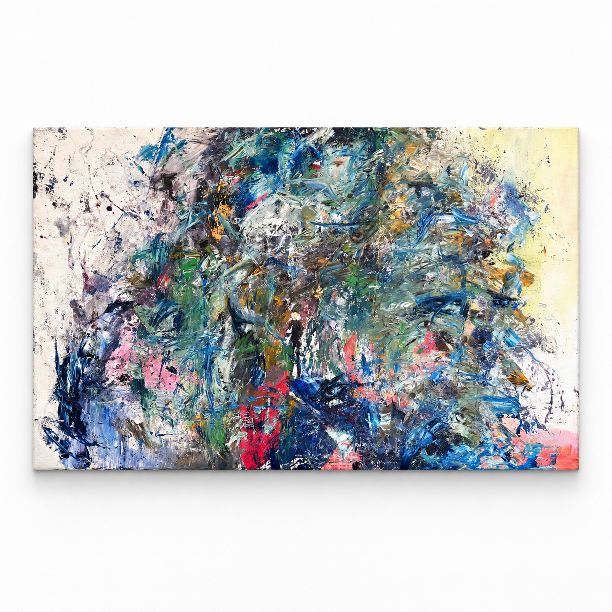 Faces of Time, 2023
36x54", Oil on canvas