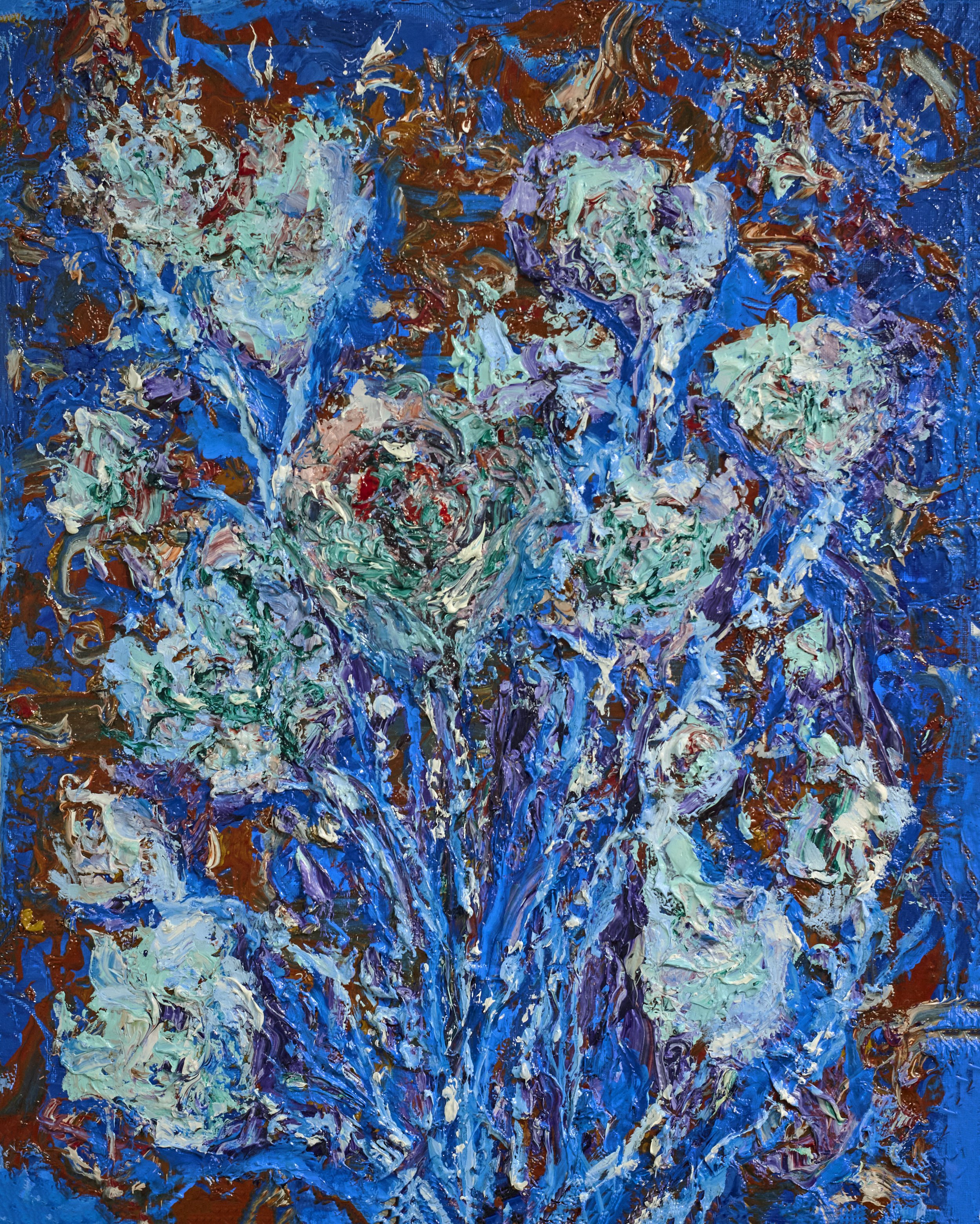 Floral Metamorphosis Series II, 2023
20x16", Oil on canvas