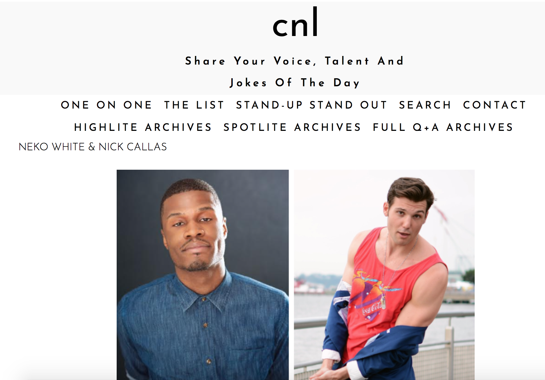 Neko White &amp; Nick Callas Interview Each Other for CNL