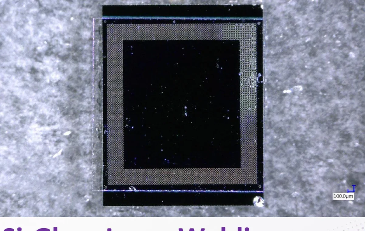 Silicon glass and precision laser direct welding