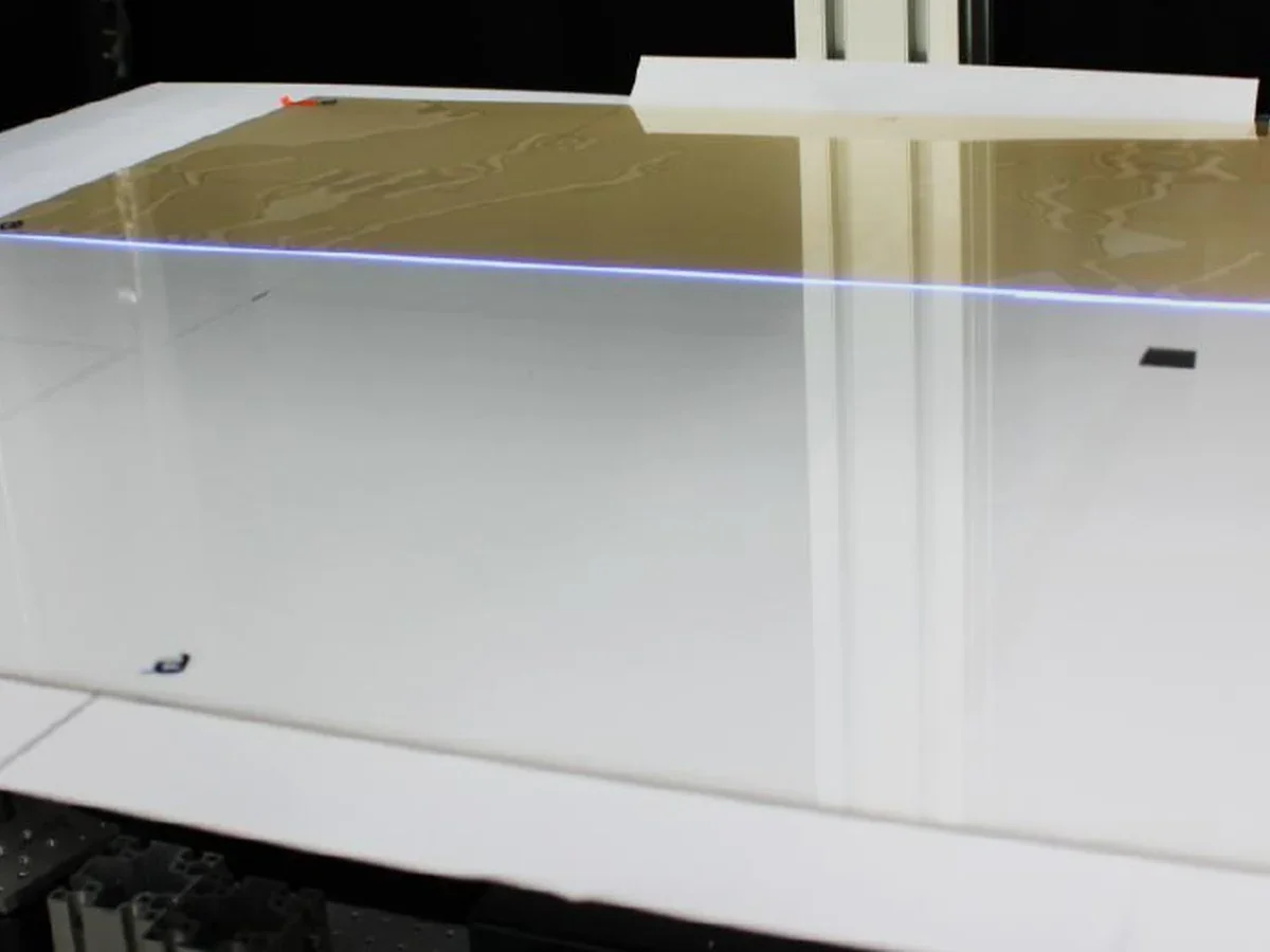 600 by 600 millimeter large-area laser debonding demonstration