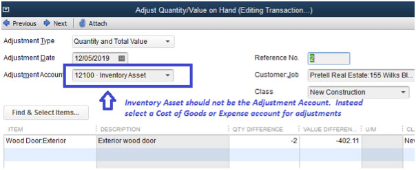Adjustment Account on Inventory Adjustment example vector business solutions.jpg