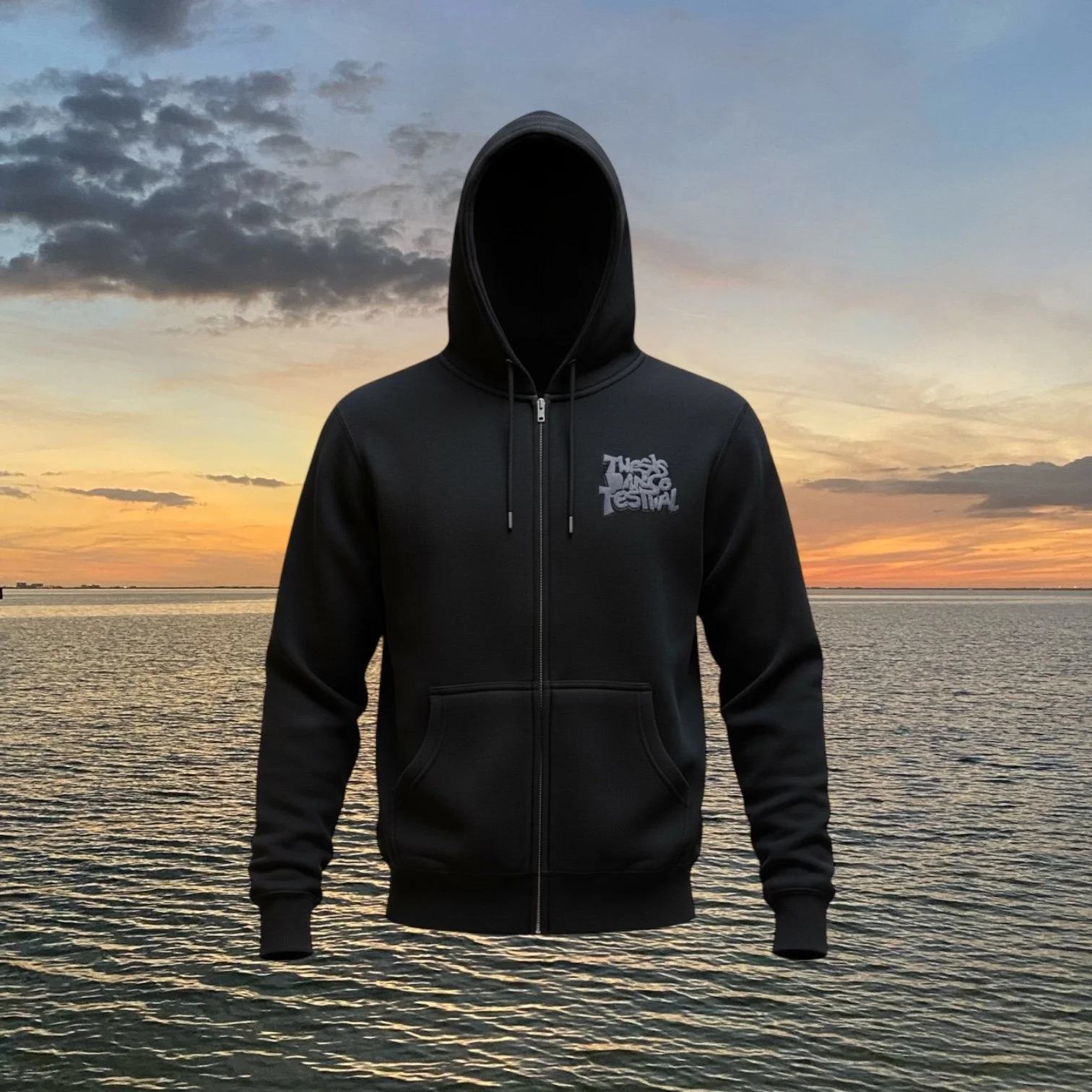 BLK "TDF" Zip Hoodie