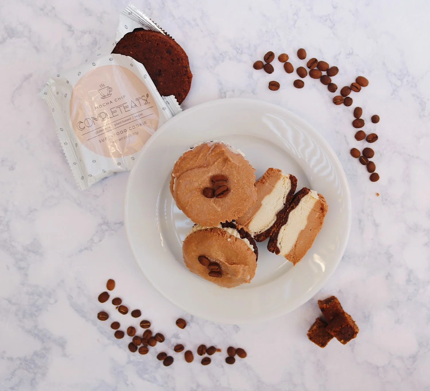 CompletEats Mocha Chip Vegan Cheesecake