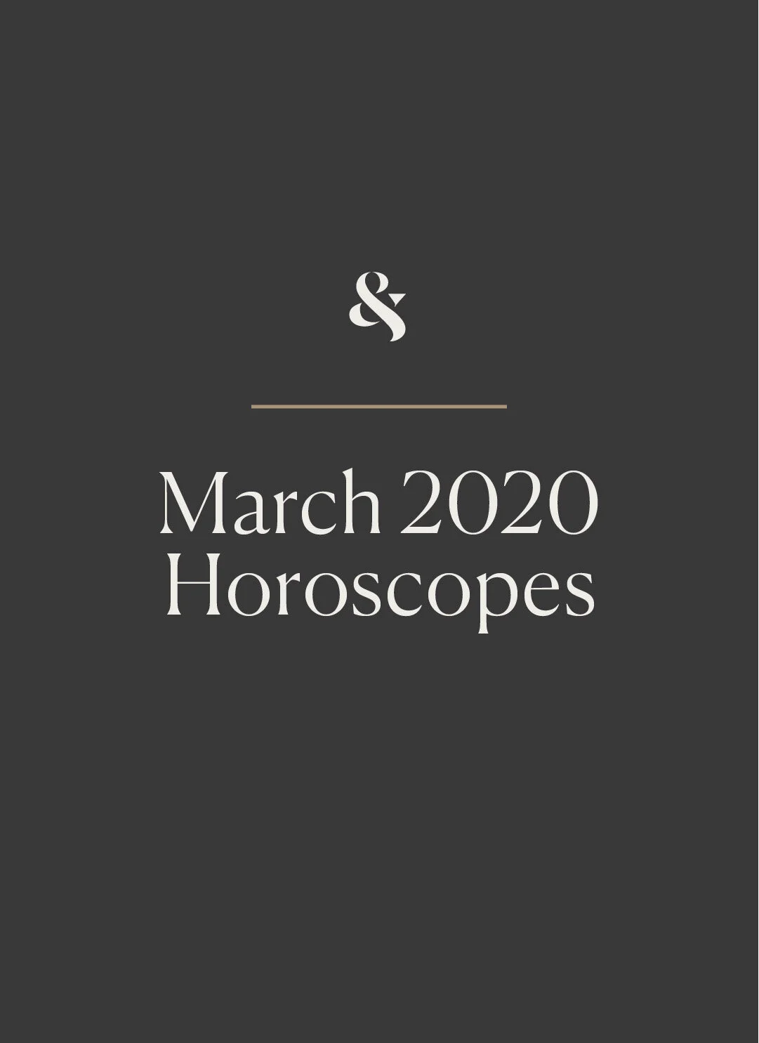 MARCH 2020 HOROSCOPE MANTRA GRAPHICS