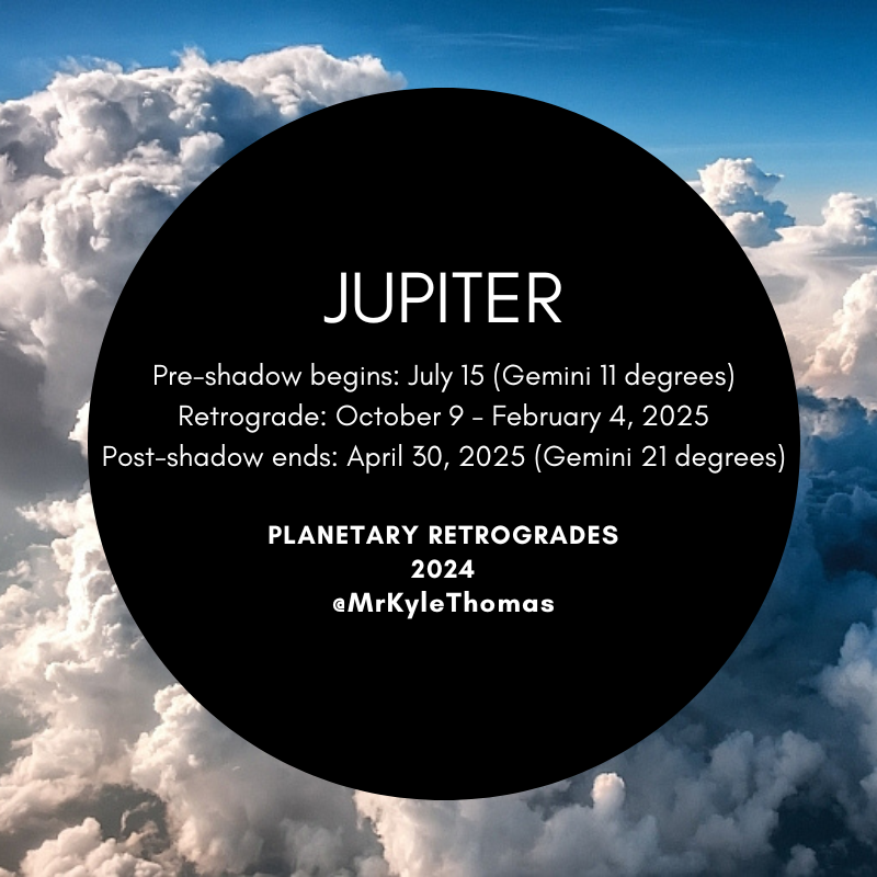 2024 RETROGRADES IN ASTROLOGY POWER HOROSCOPES — KYLE