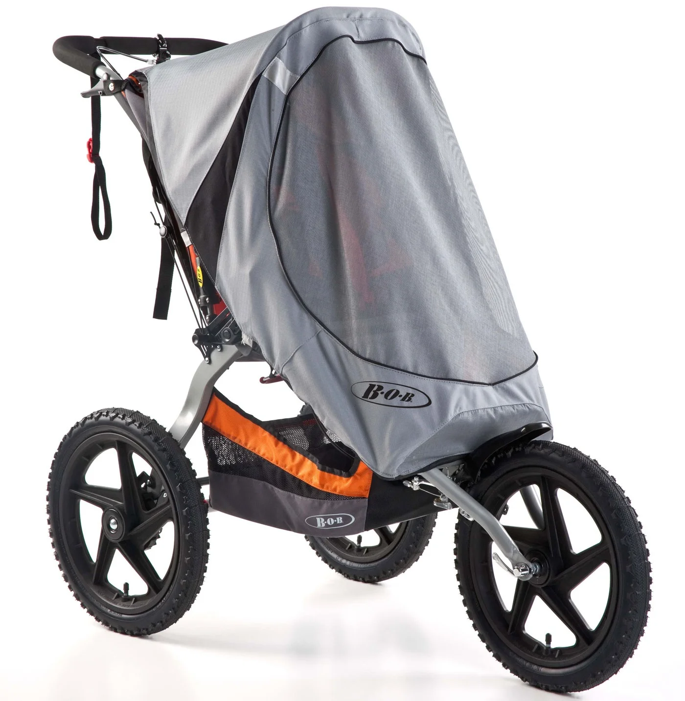 bob weather shield for single swivel wheel strollers