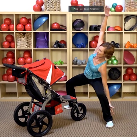  Oblique Reach – Stroller Strides