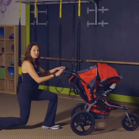 Walking Lunge with a Plié – Stroller Strides