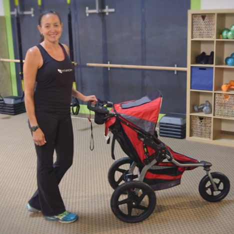  BOB Gear and FIT4MOM Stroller Exercises – Peekaboo Lunge, Toe-Tickler Plank