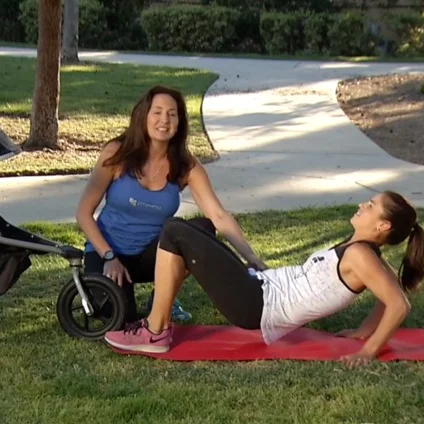  BOB Gear &amp; FIT4MOM Stroller Exercises – Hip Bridge