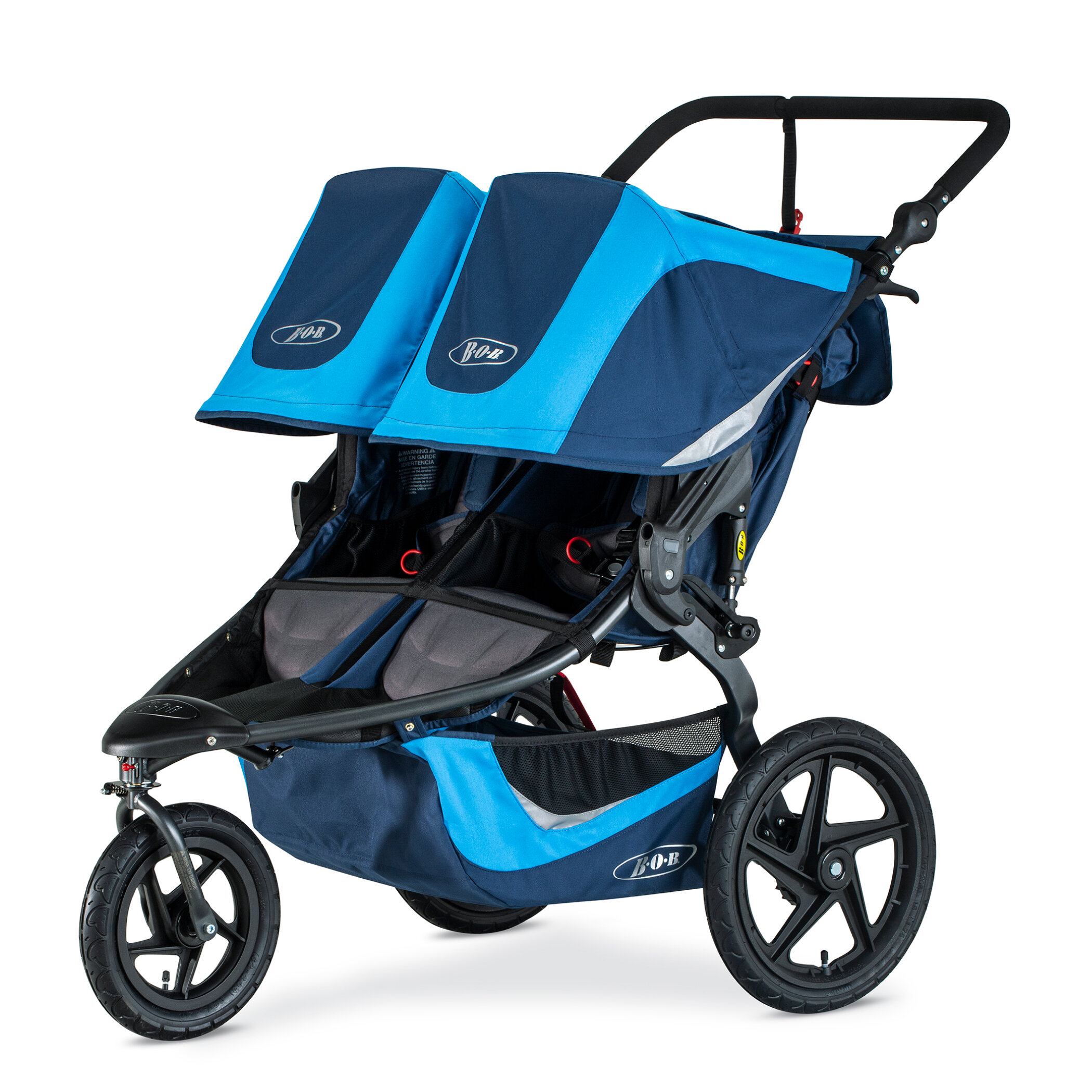 Revolution Flex 3.0 Duallie Stroller Glacial Blue Left turned View (with Legacy Logo)