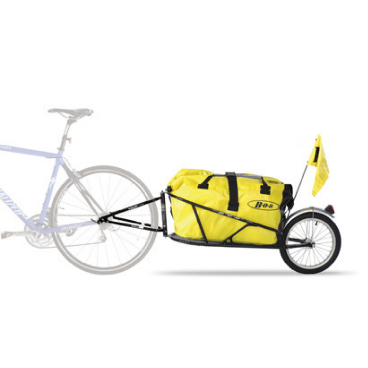 Yak Bike Trailer attached to a bicycle