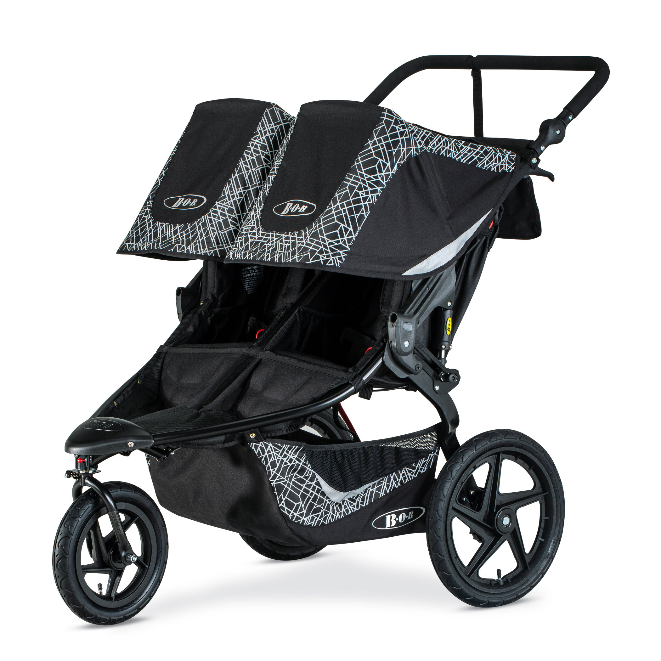 bob double stroller fold up