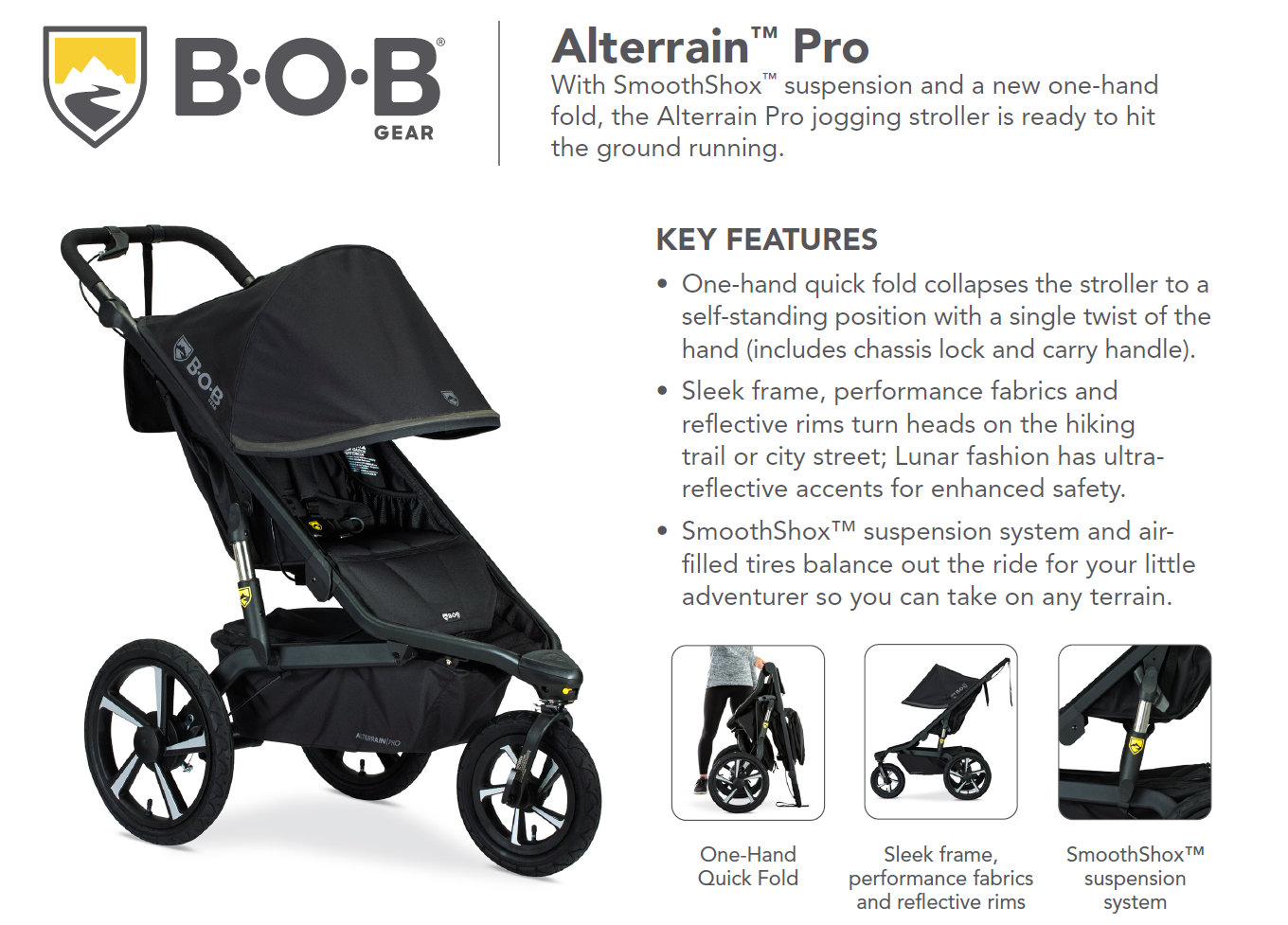 folding bob stroller