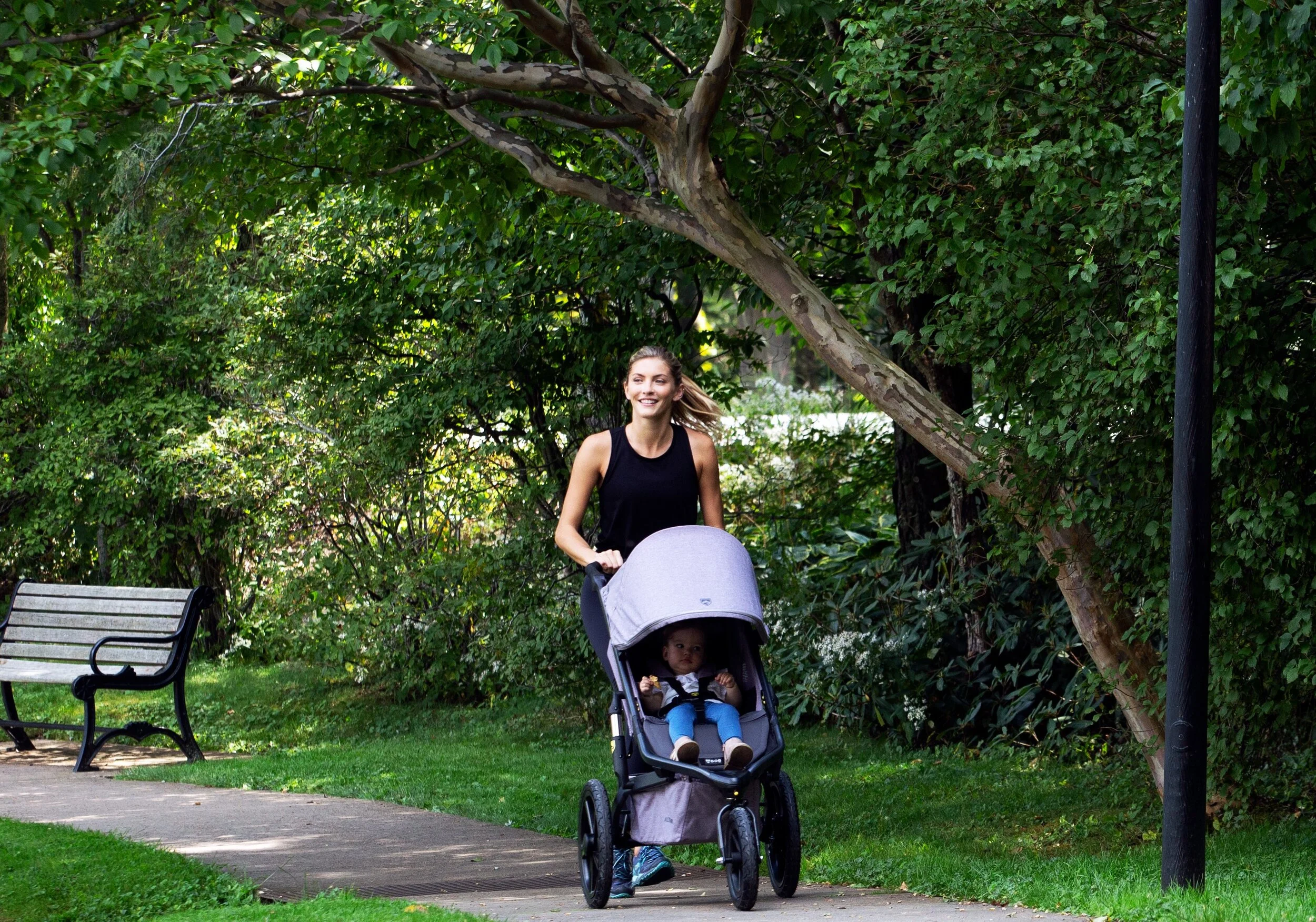 bob stroller head support