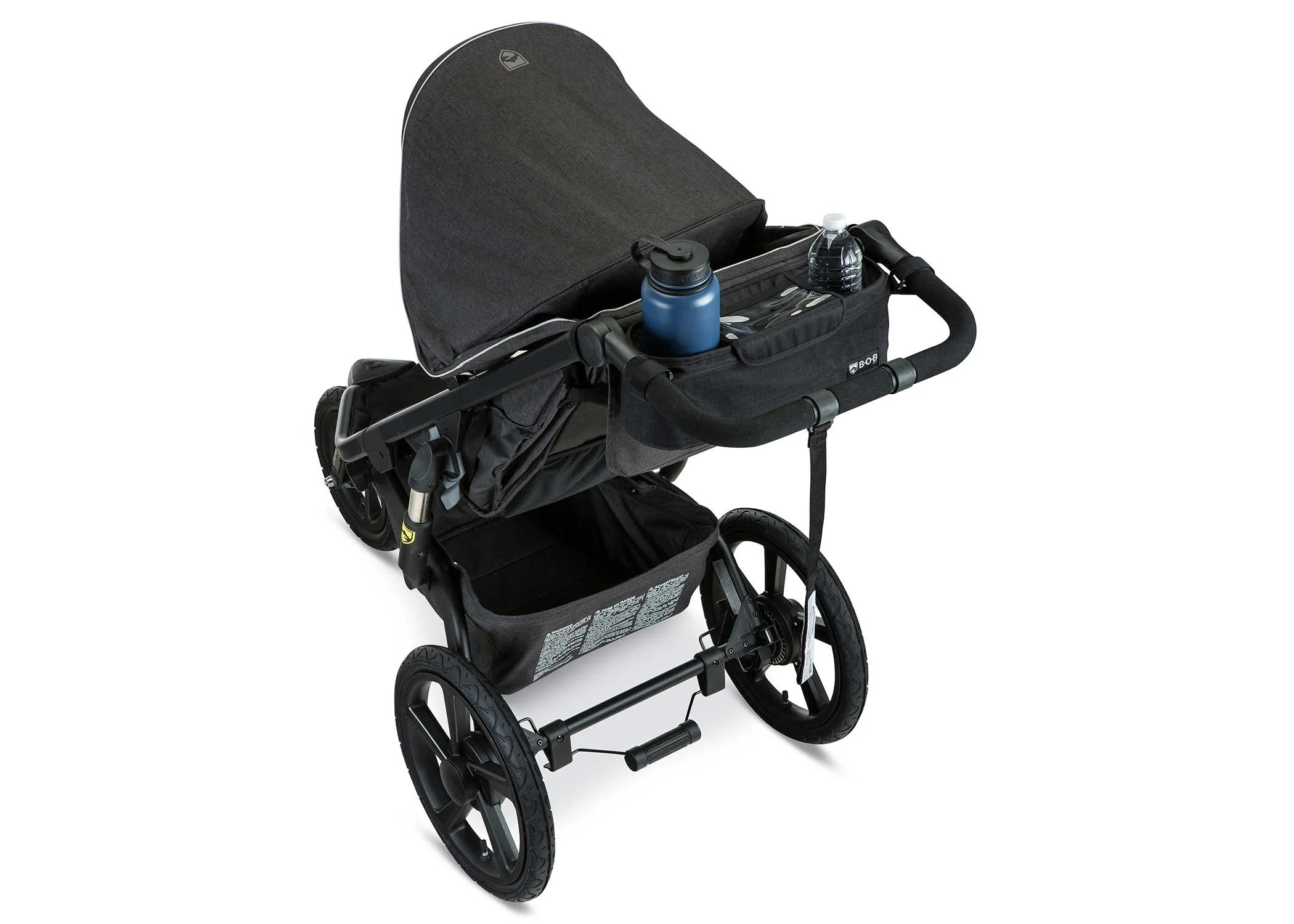 bob handlebar console with tire pump