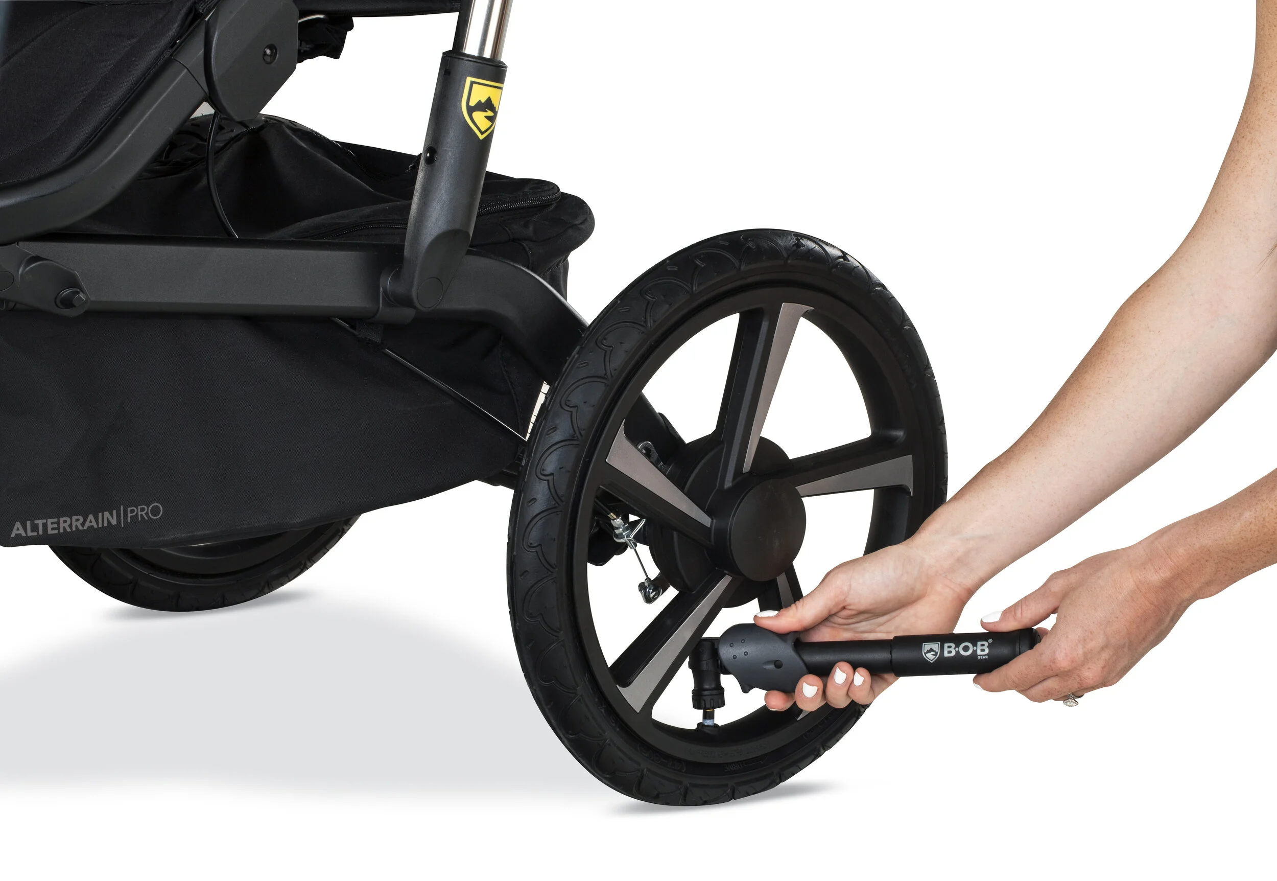 bob stroller air pump