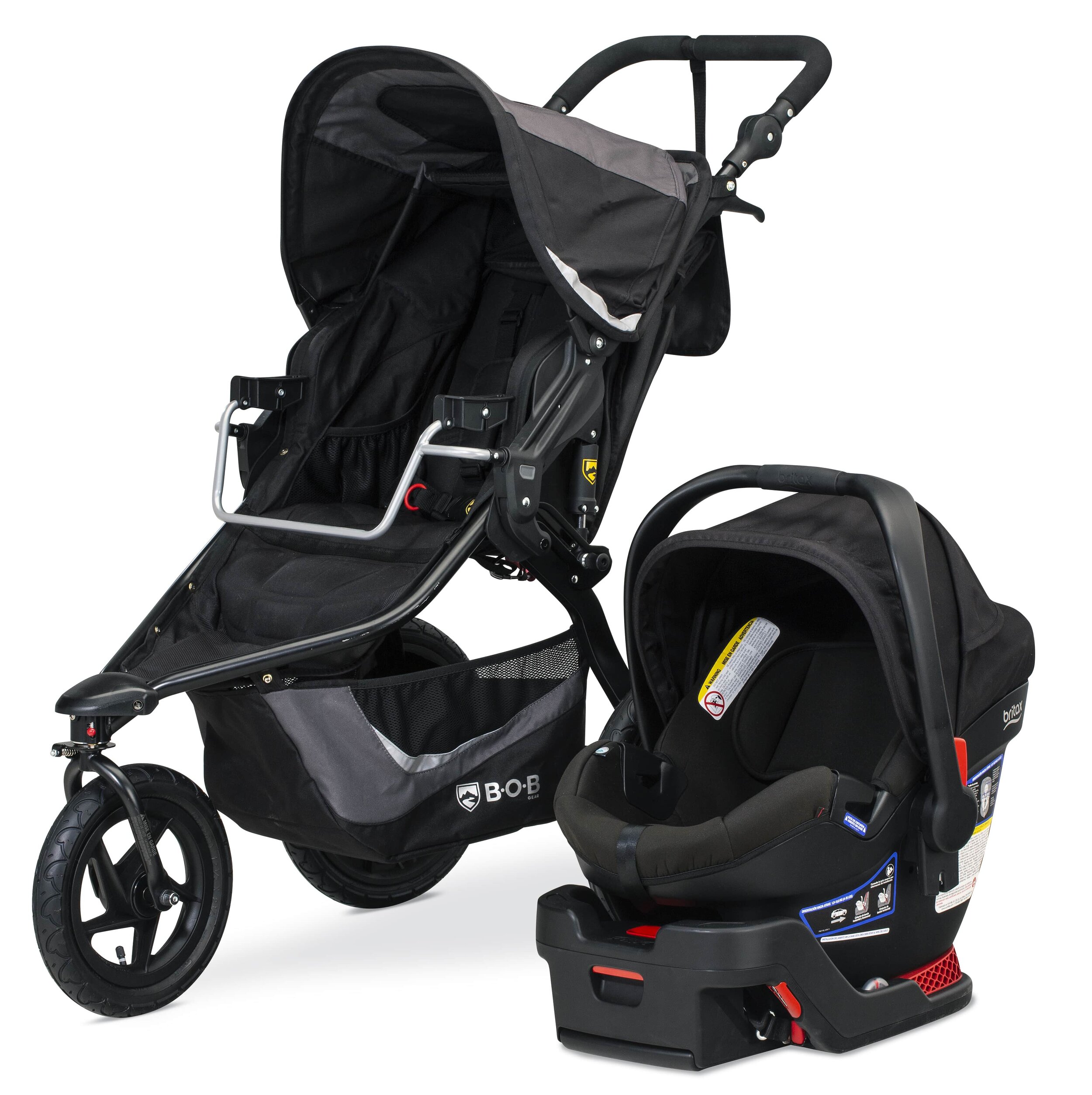 Left Facing Revolution Flex 3.0 Stroller with B-Safe Gen2 Infant Car Seat