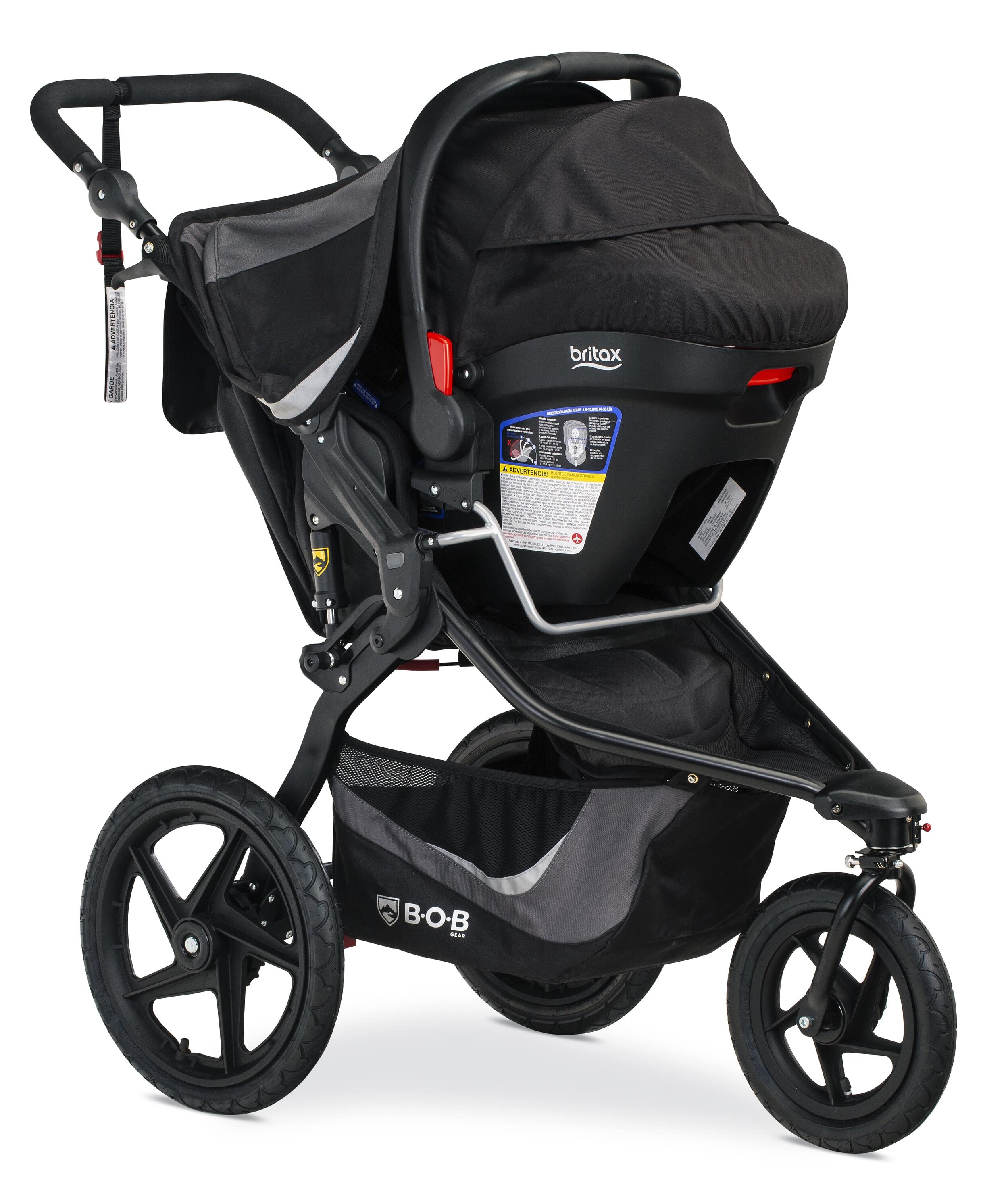 Right Facing Revolution Flex 3.0 Travel System with Closed Canopy