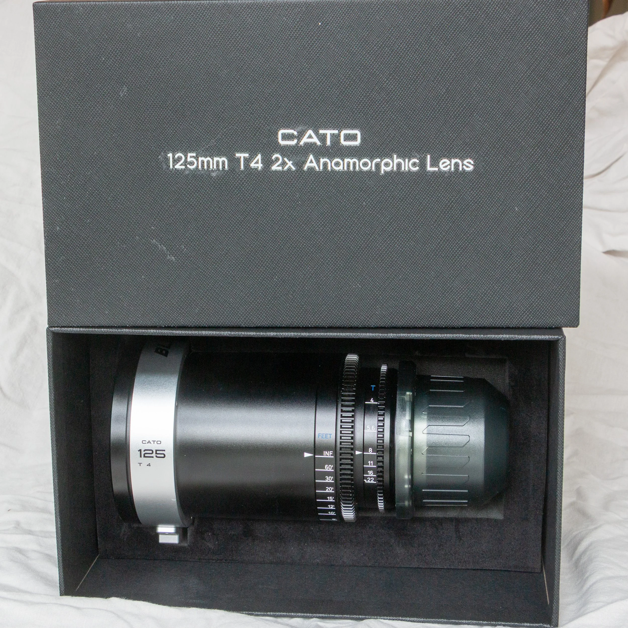 Blazar Cato 125mm 2x anamorphic lens