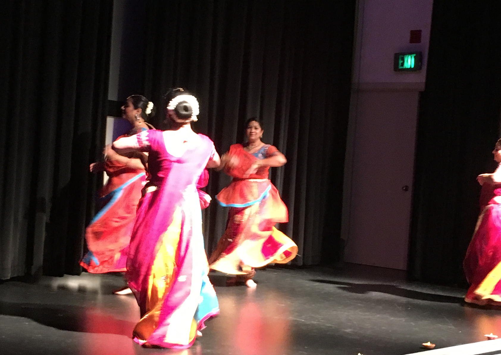 Kathak students perform at the Children's Museum, 2017