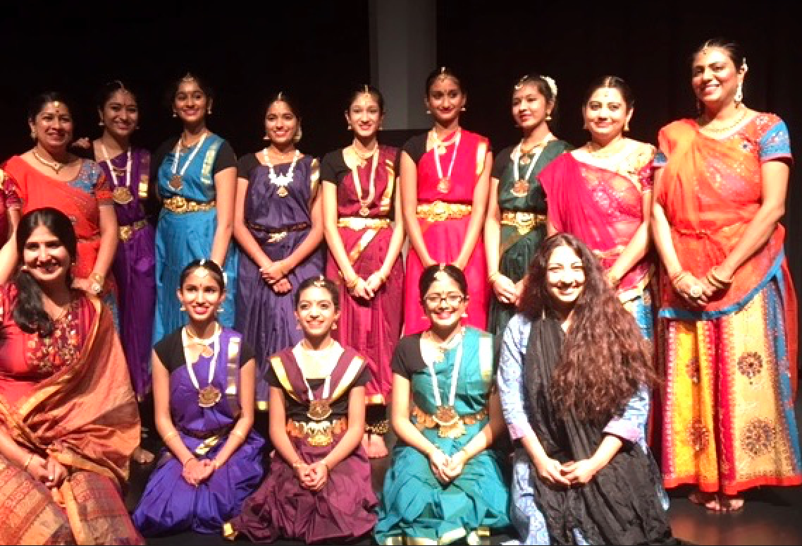 Bharatanatyam and Kathak students perform at Children's Museum Houston, 2017