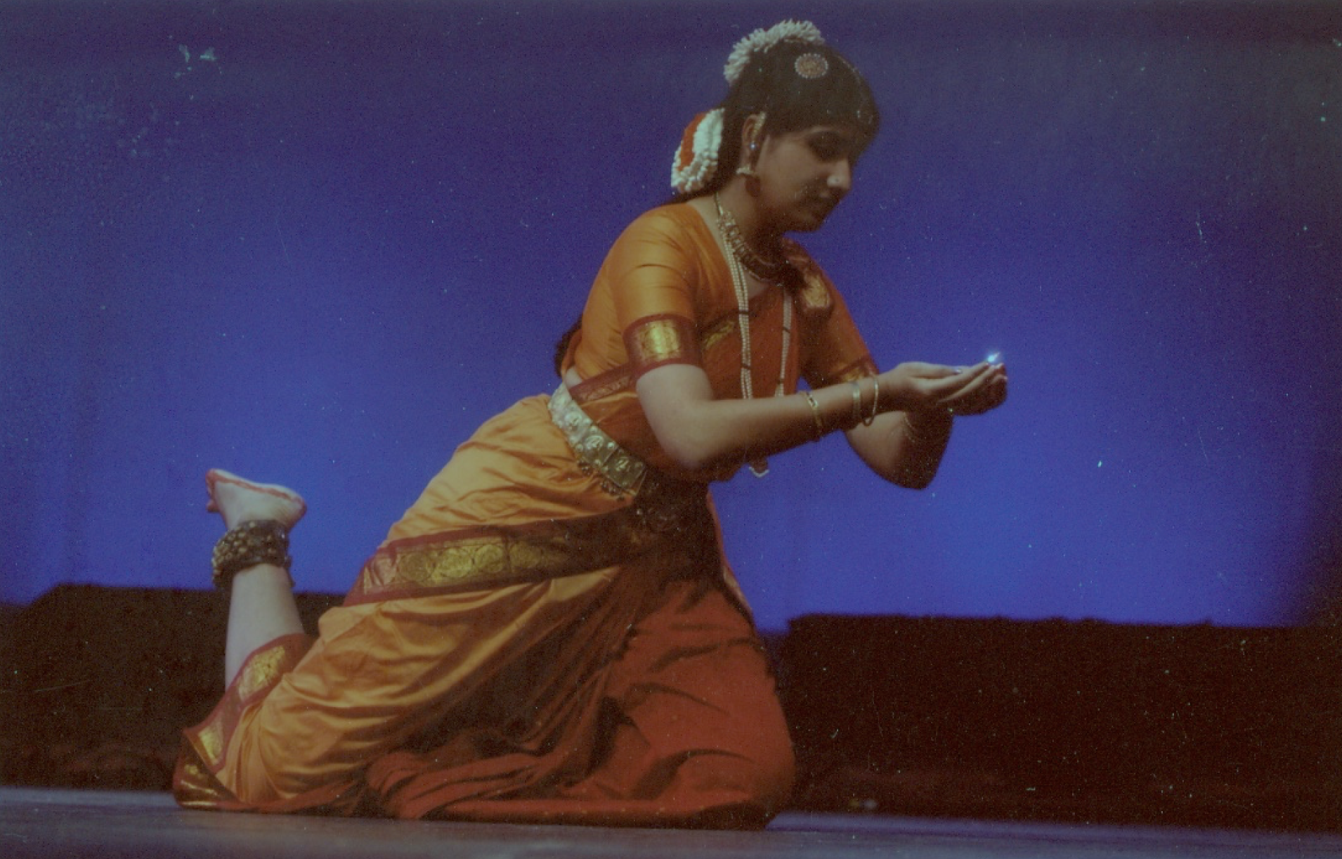 Lavanya performs at Carnegie Mellon University, Pittsburgh, in 2002.