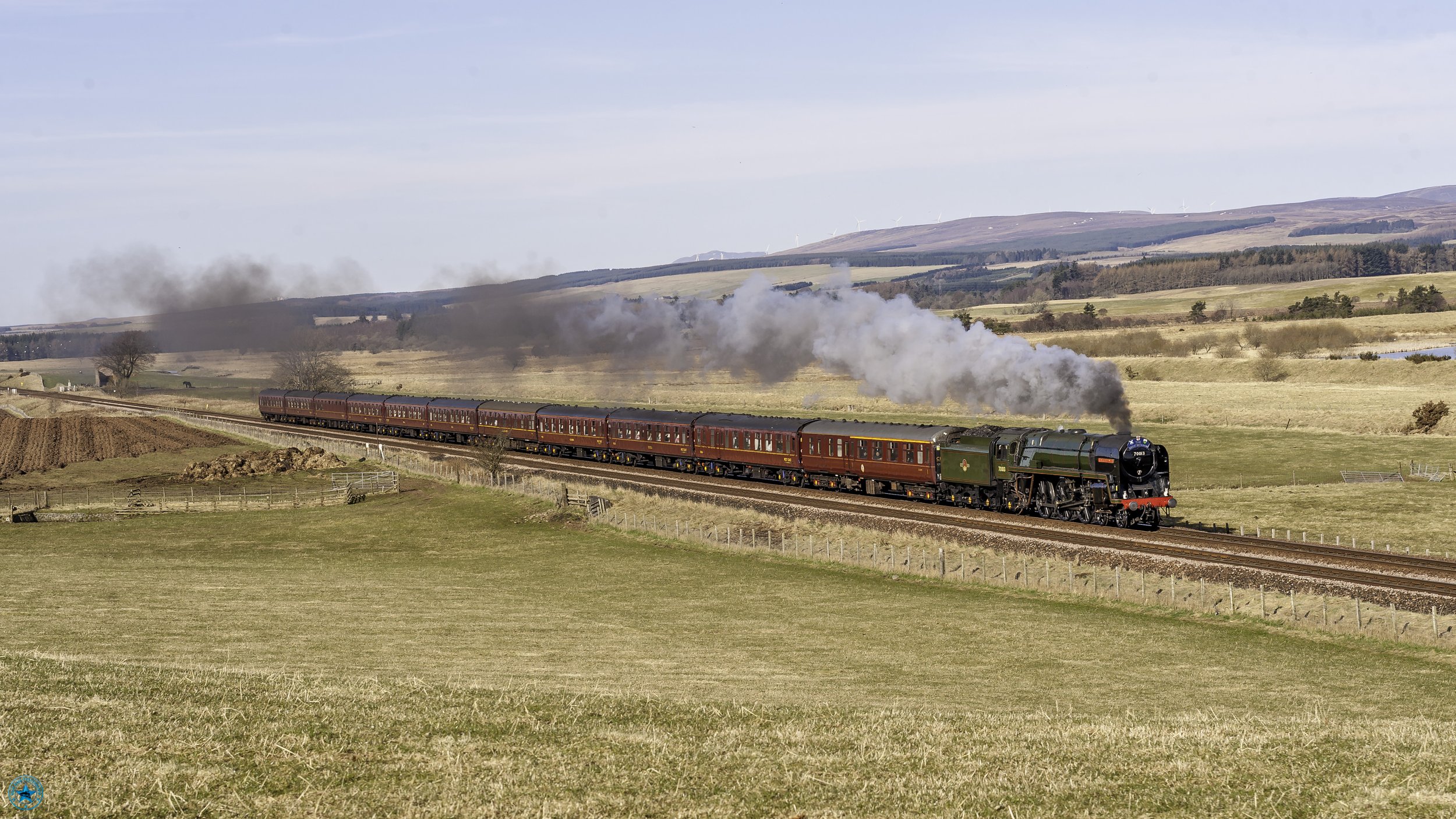 70013 'Oliver Cromwell' Carsebreck