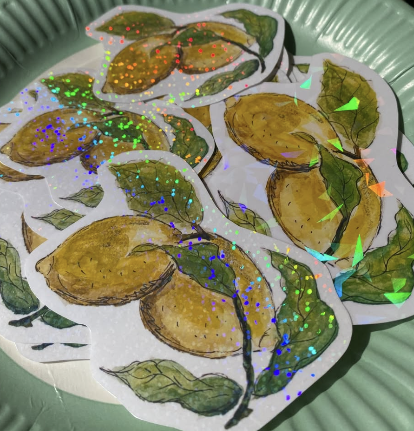 Lemon Zitrone Stickers Maria Makurat