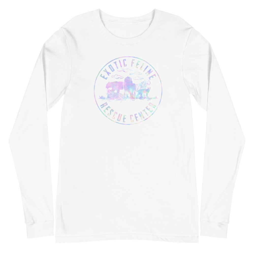 Beaux Watercolor Short-Sleeve Unisex T-Shirt — Exotic Feline Rescue Center