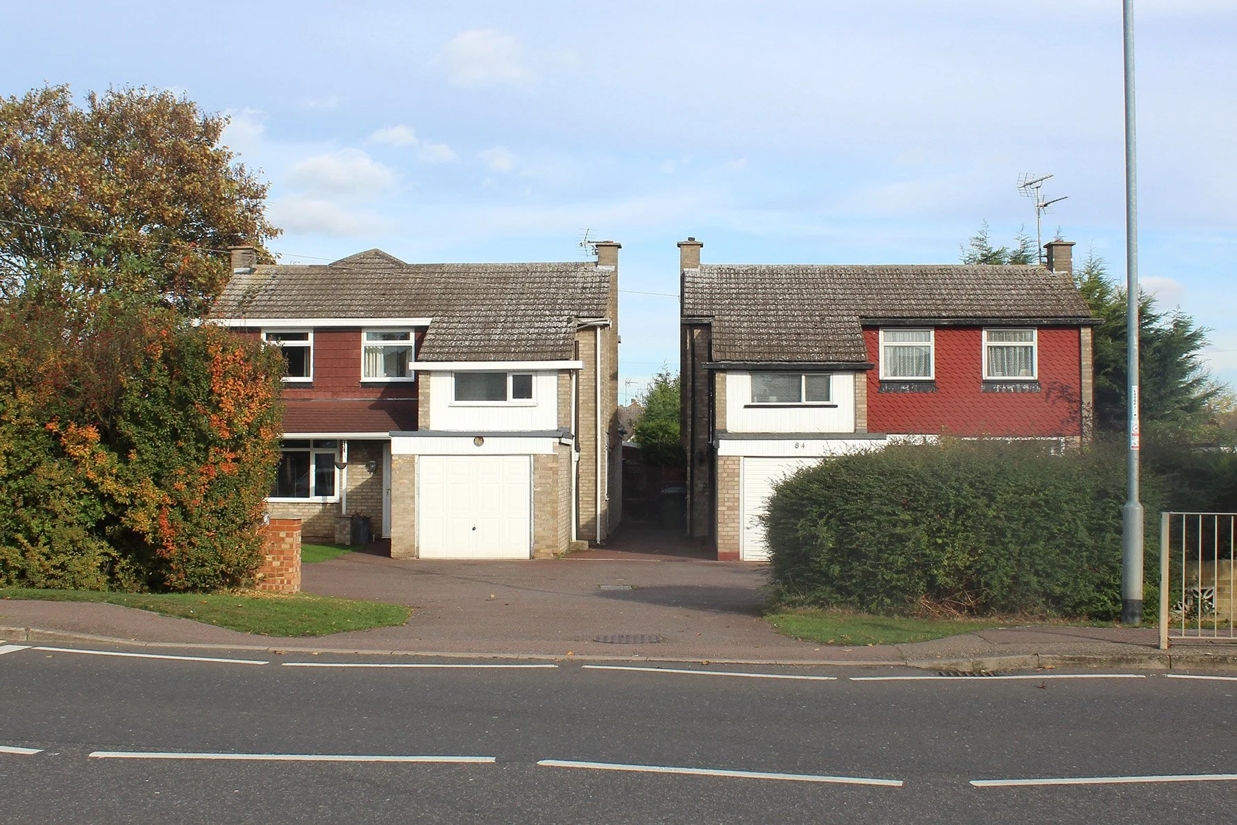 Front of Detached Houses