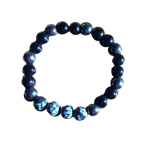 Petite Snowflake Obsidian Magnetic