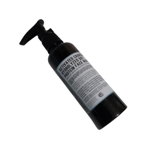 Activated Charcoal Hydrolyzed Soy Protein Face Wash - 100 mL