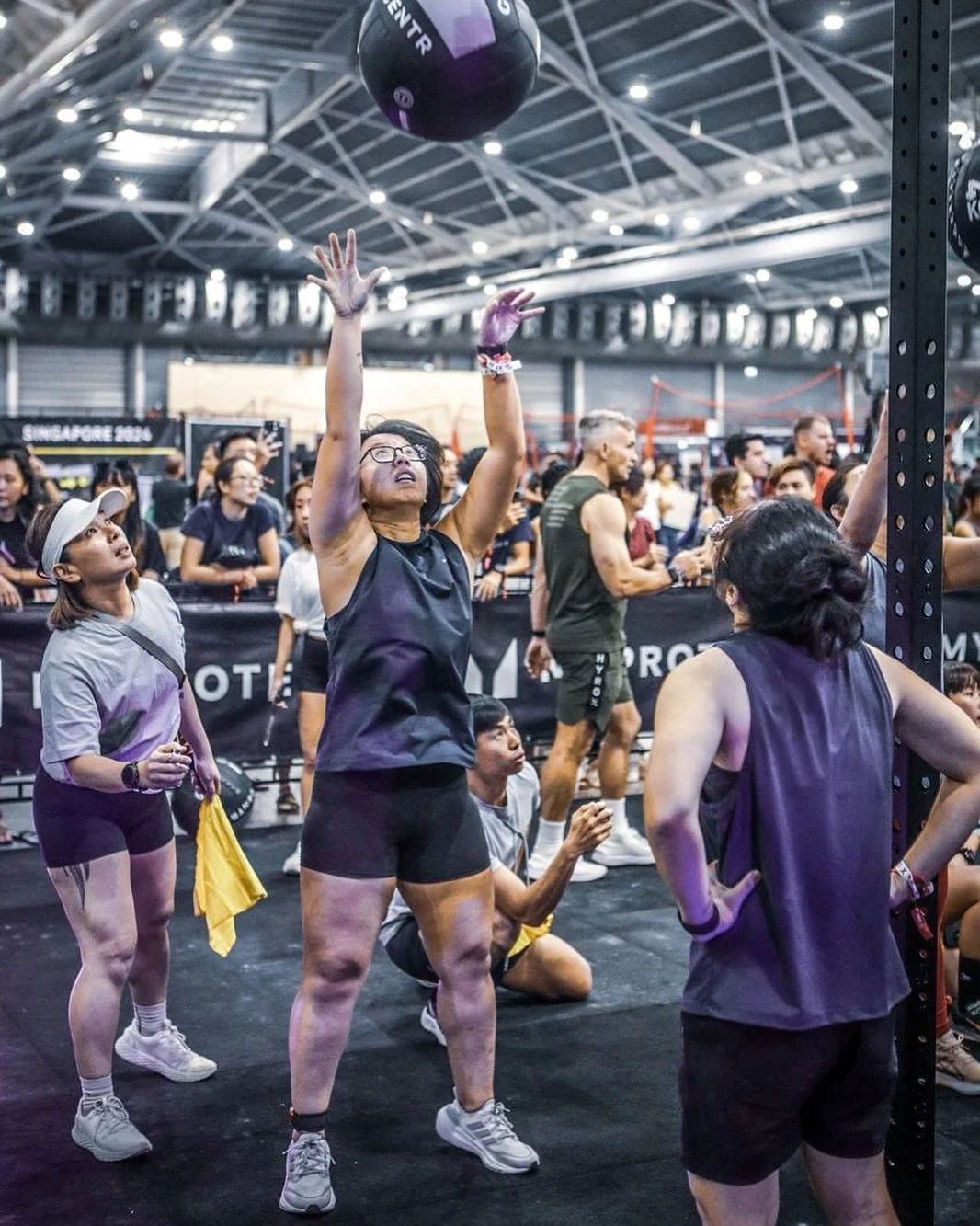 Power in every rep. Progress in every throw. Solid work at Hyrox @wanyanlee @ong_xinying !