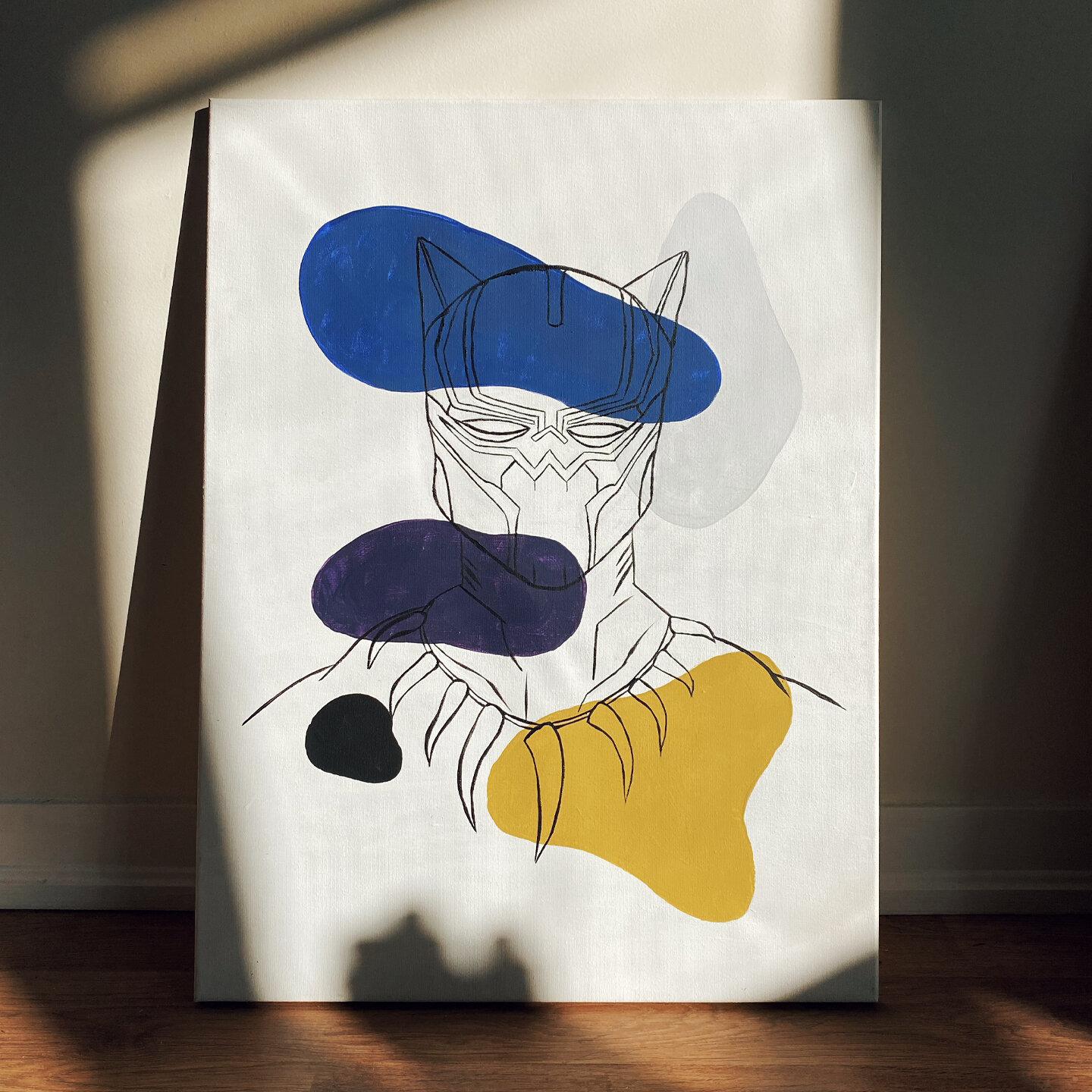 Abstract Heroes - Black Panther