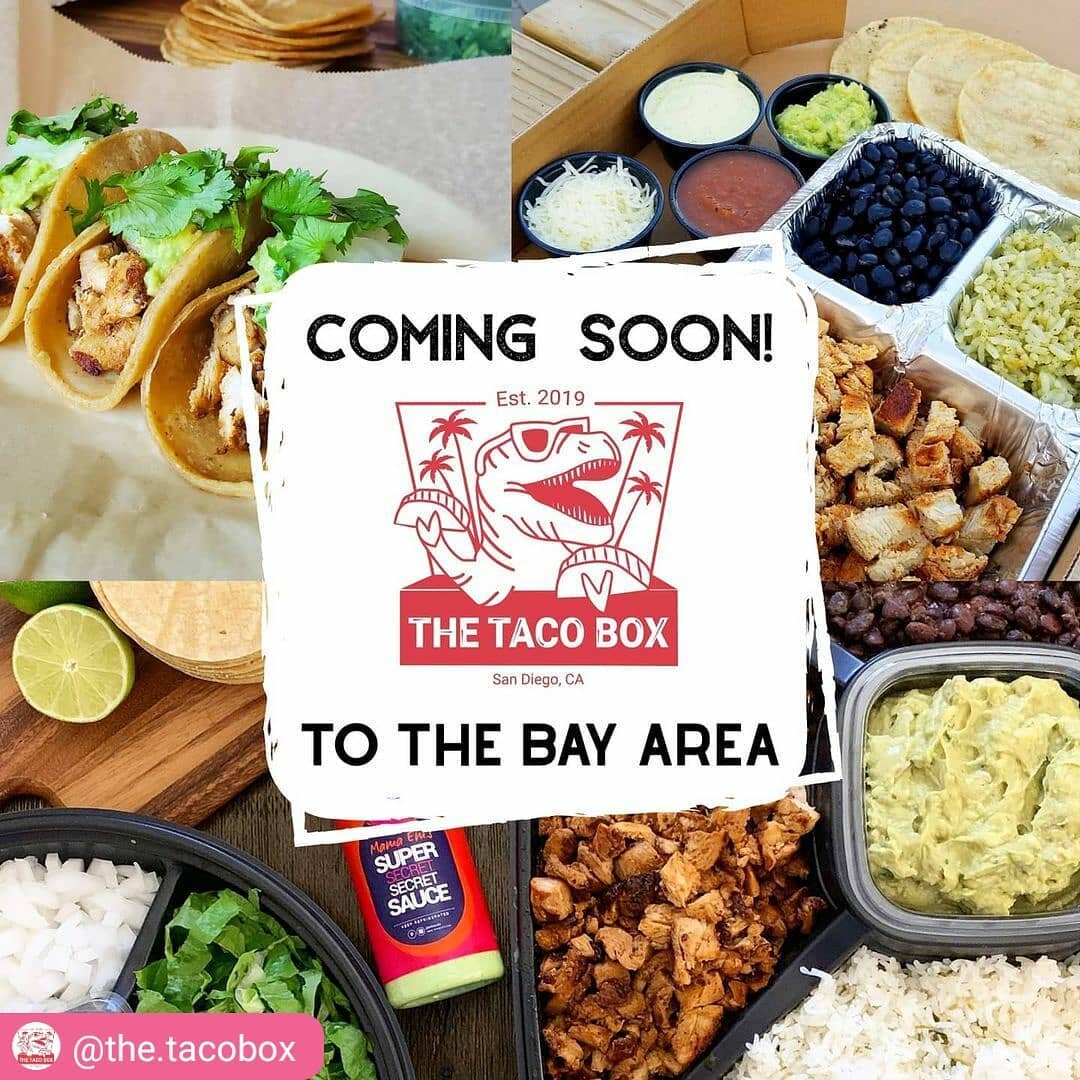 Big news from The Taco Box! 🌁

#Repost @the.tacobox 
 ・・・ 

We're expanding! The Taco Box team is excited to announce that we're opening our newest location in the San Francisco Bay Area. Stay tuned for more details! ✌❤🌮