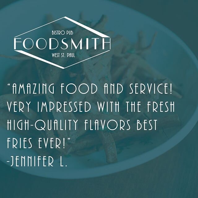 Join us for lunch this weekend! Our Fries are waiting for you! #seeyousoon⠀⠀⠀⠀⠀⠀⠀⠀⠀
.⠀⠀⠀⠀⠀⠀⠀⠀⠀
.⠀⠀⠀⠀⠀⠀⠀⠀⠀
.⠀⠀⠀⠀⠀⠀⠀⠀⠀
Thank you Jennifer for the kind #review on our Facebook Page! | Dine In | Patio Seating | Takeout | Available Daily 11:00 - 9:00 | Ha