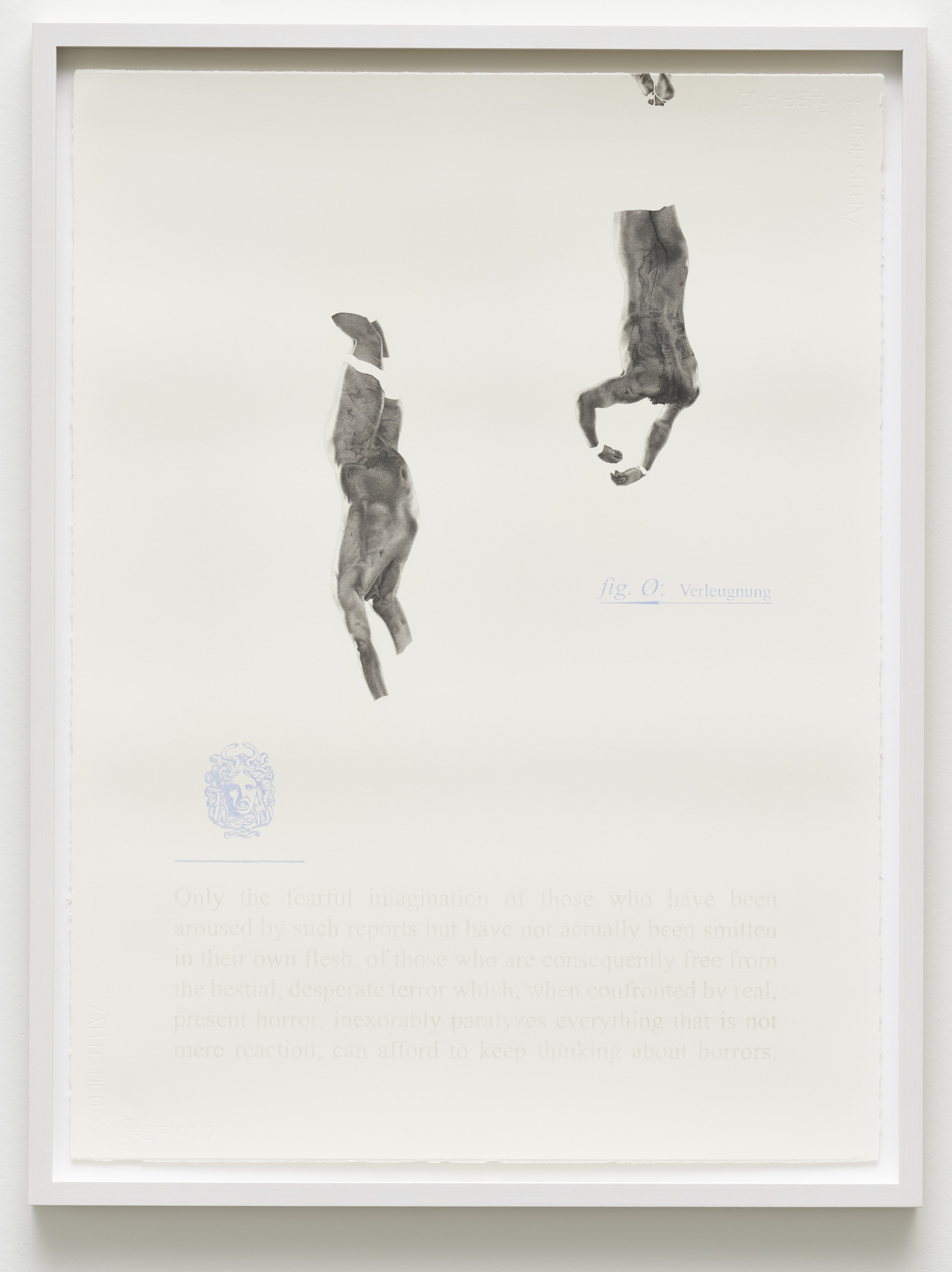  “post-human (bare life, Cuernavaca, August 22, 2010)” graphite, acrylic, colored pencil on paper, 56 x 76 cm, 2017. 