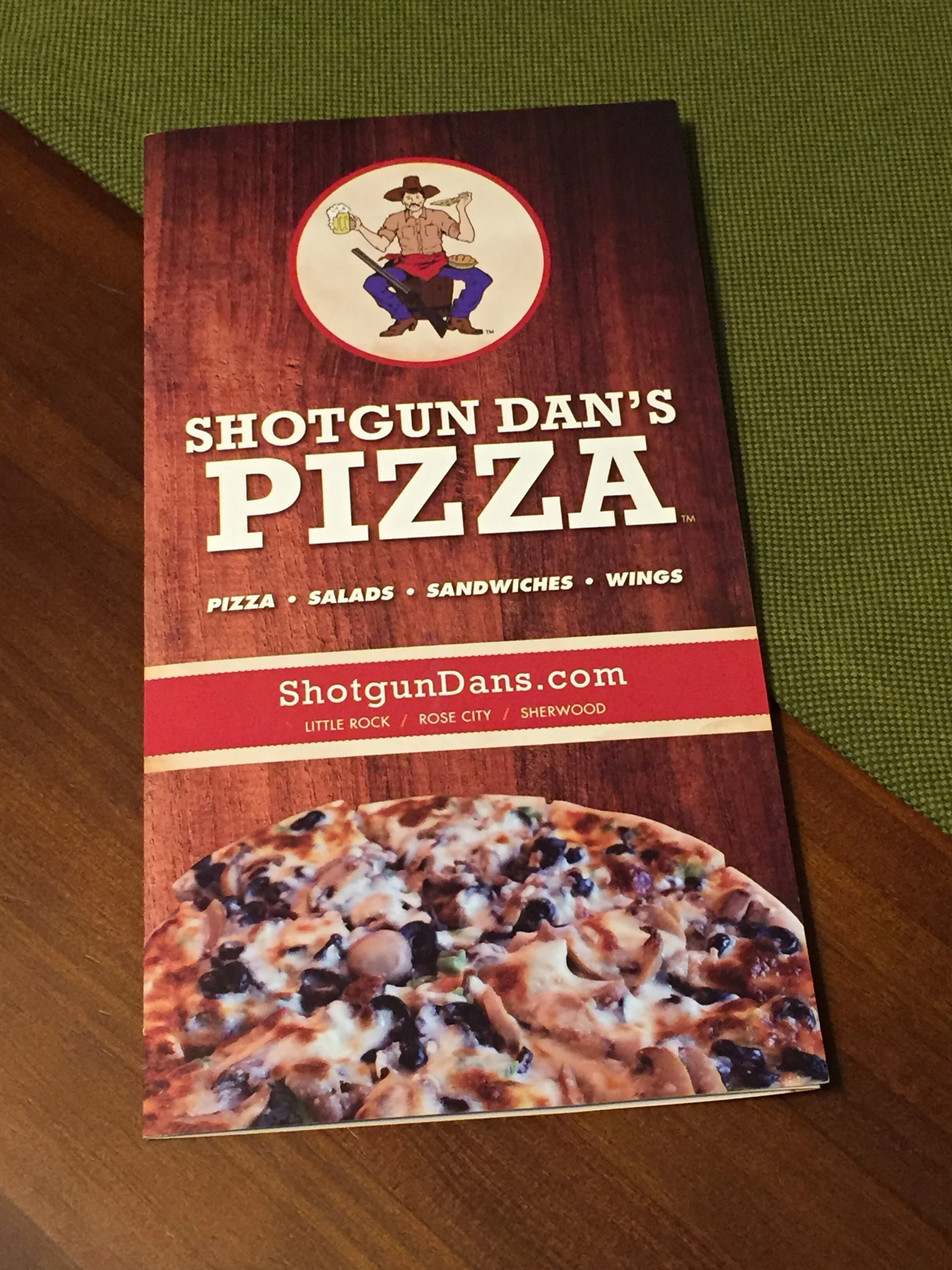 Delicious New Pies and Design for Shotgun Dan's Pizza