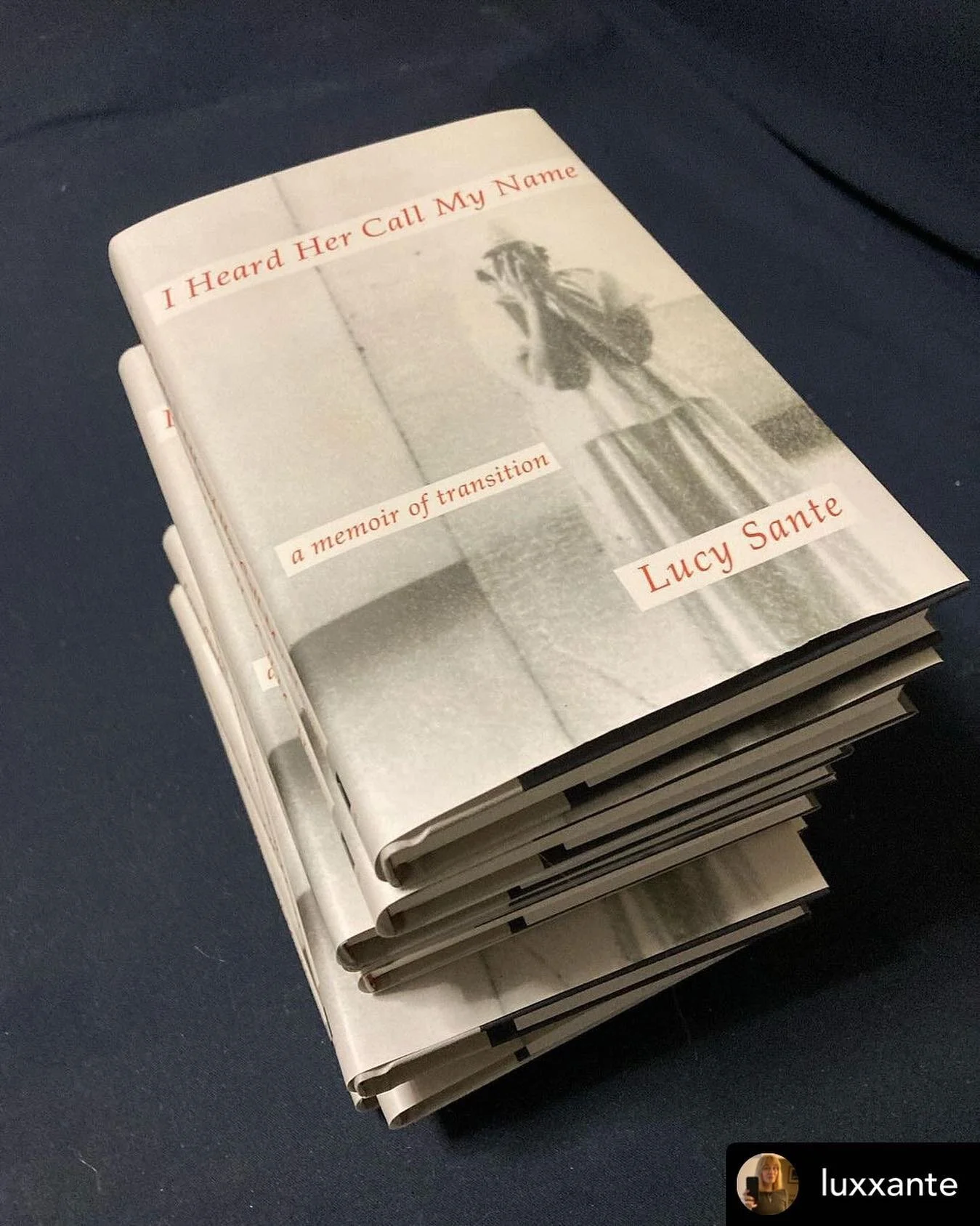 Congrats to @luxxsante on the publication of her fantastic memoir. I recorded the audiobook version with Lucy at the studio this winter. I really loved this book - it&rsquo;s both a moving account of her transition and a chronicle of old New York, th
