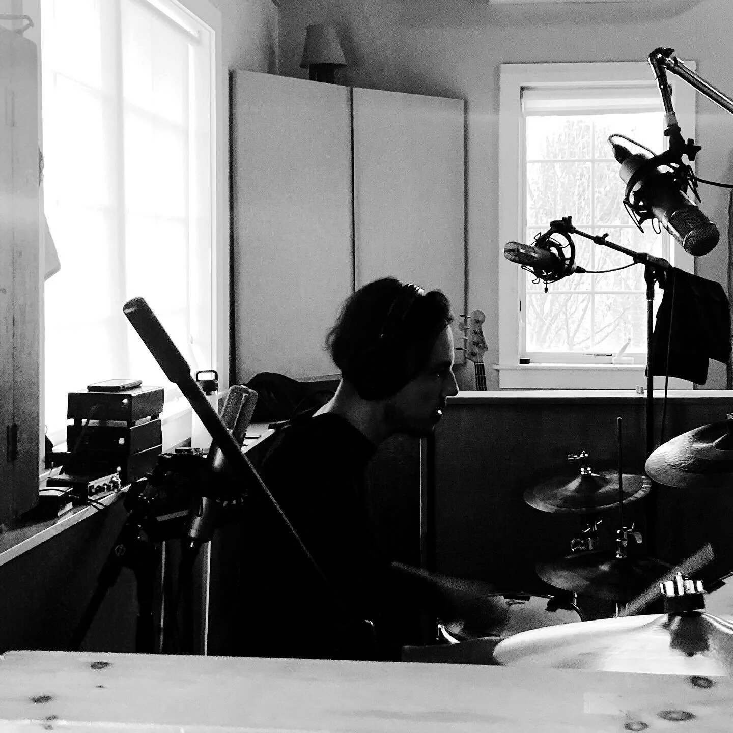 Had a blast recording tracks for the new @telepathicmoondance LP this weekend. @walkeradrums assembled some monster instrumentalists from the greater Hudson Valley @friedblues &amp; @bryanchristopher345 with @ollihirvonen hitching it up from the city