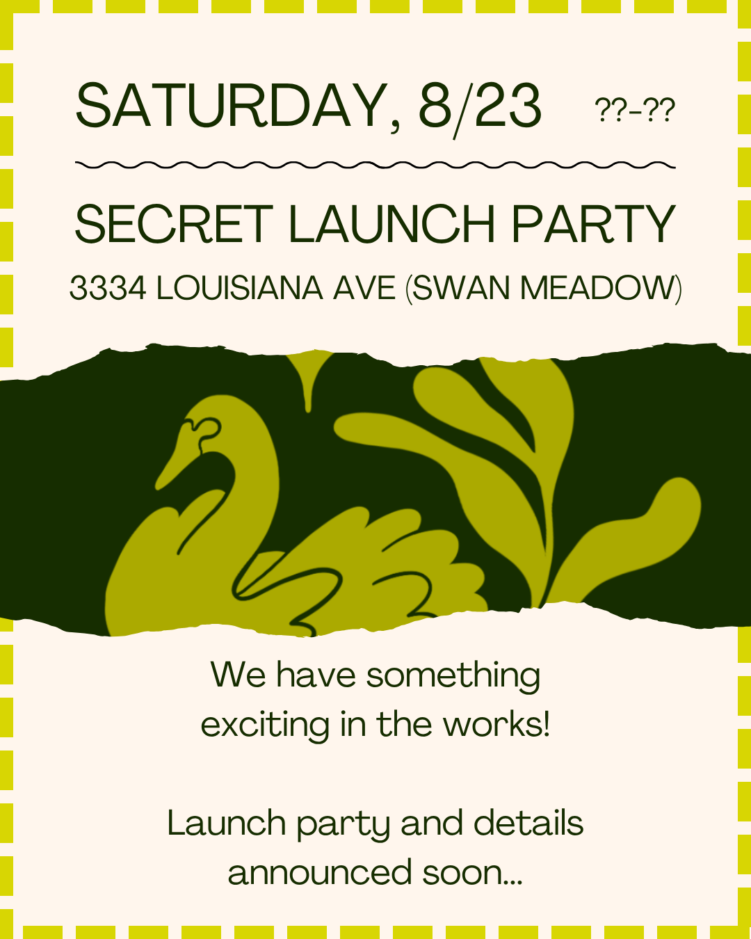 🤫 Secret Launch Party