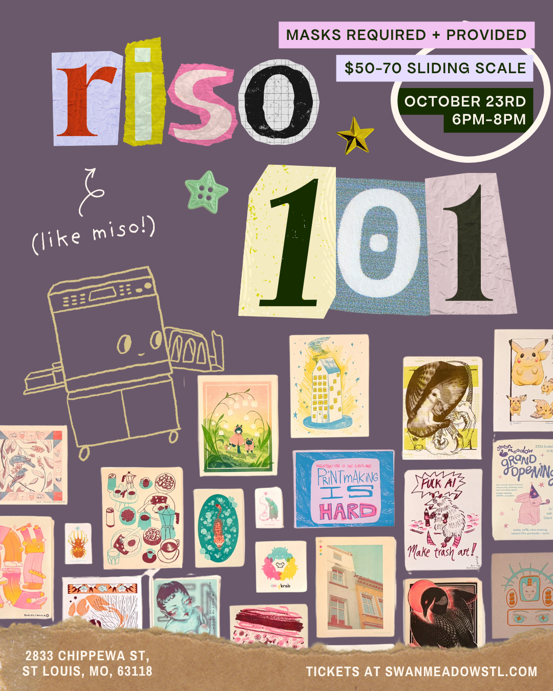 Riso 101 Workshop - October 23rd