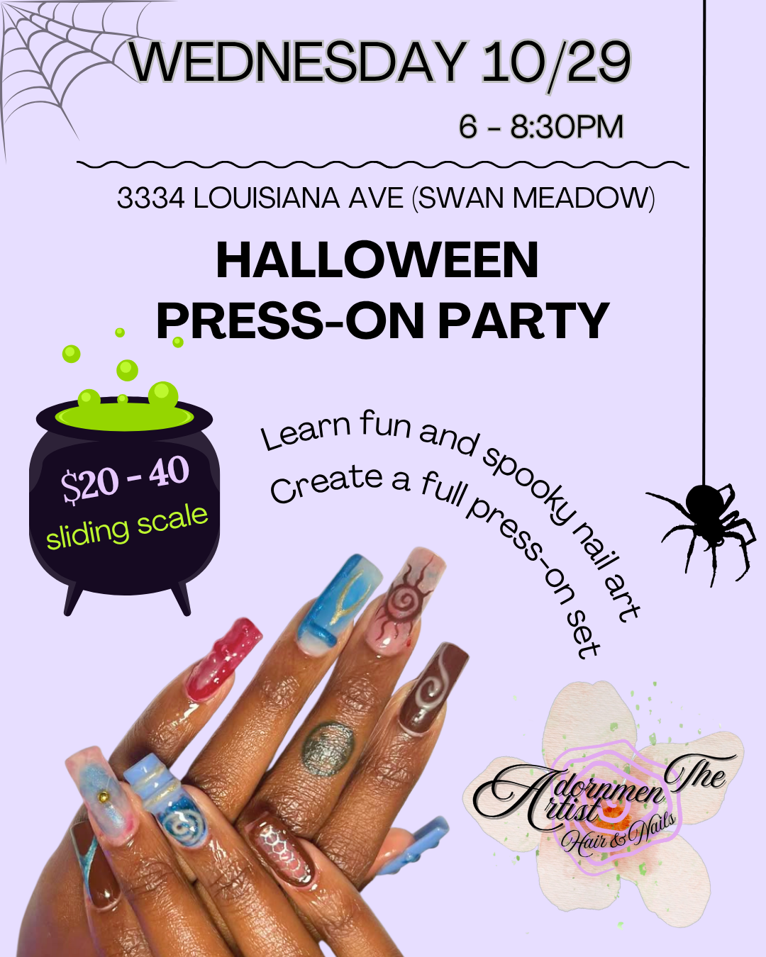 Halloween Press-on Party